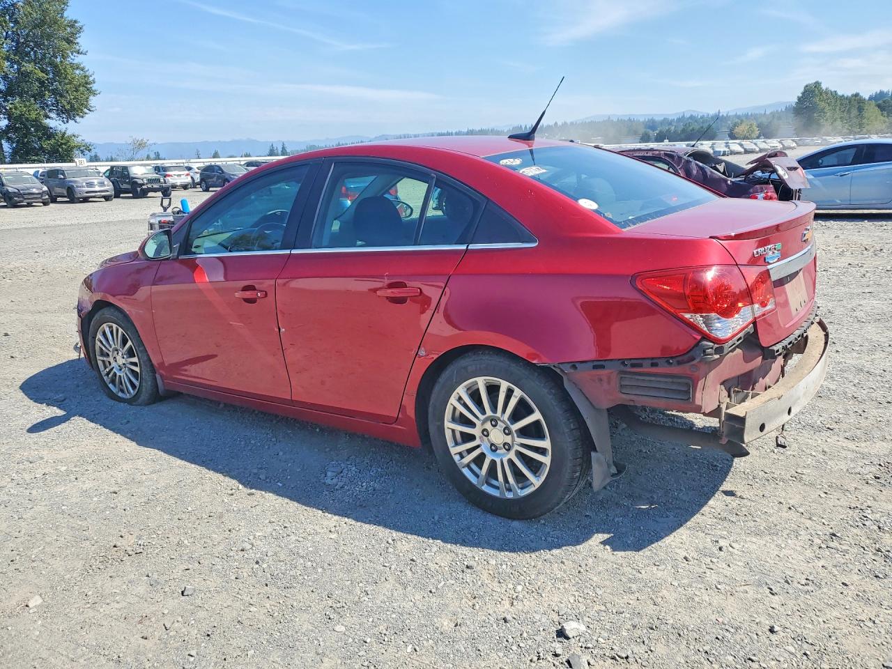 2012 Chevrolet Cruze Eco Red vin: 1G1PK5SC9C7154899