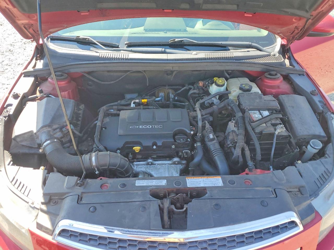 2012 Chevrolet Cruze Eco Red vin: 1G1PK5SC9C7154899