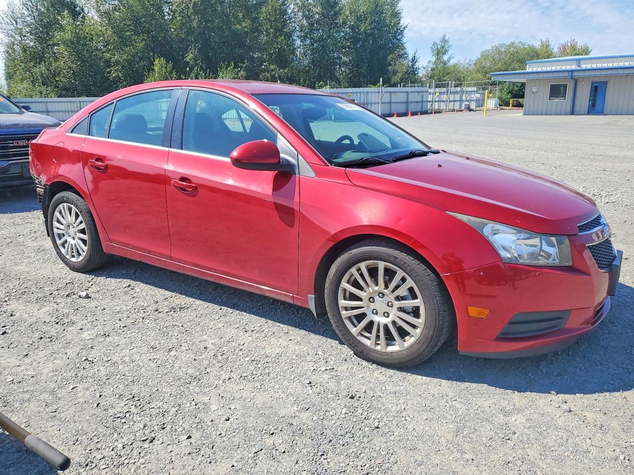 2012 Chevrolet Cruze Eco Red vin: 1G1PK5SC9C7154899