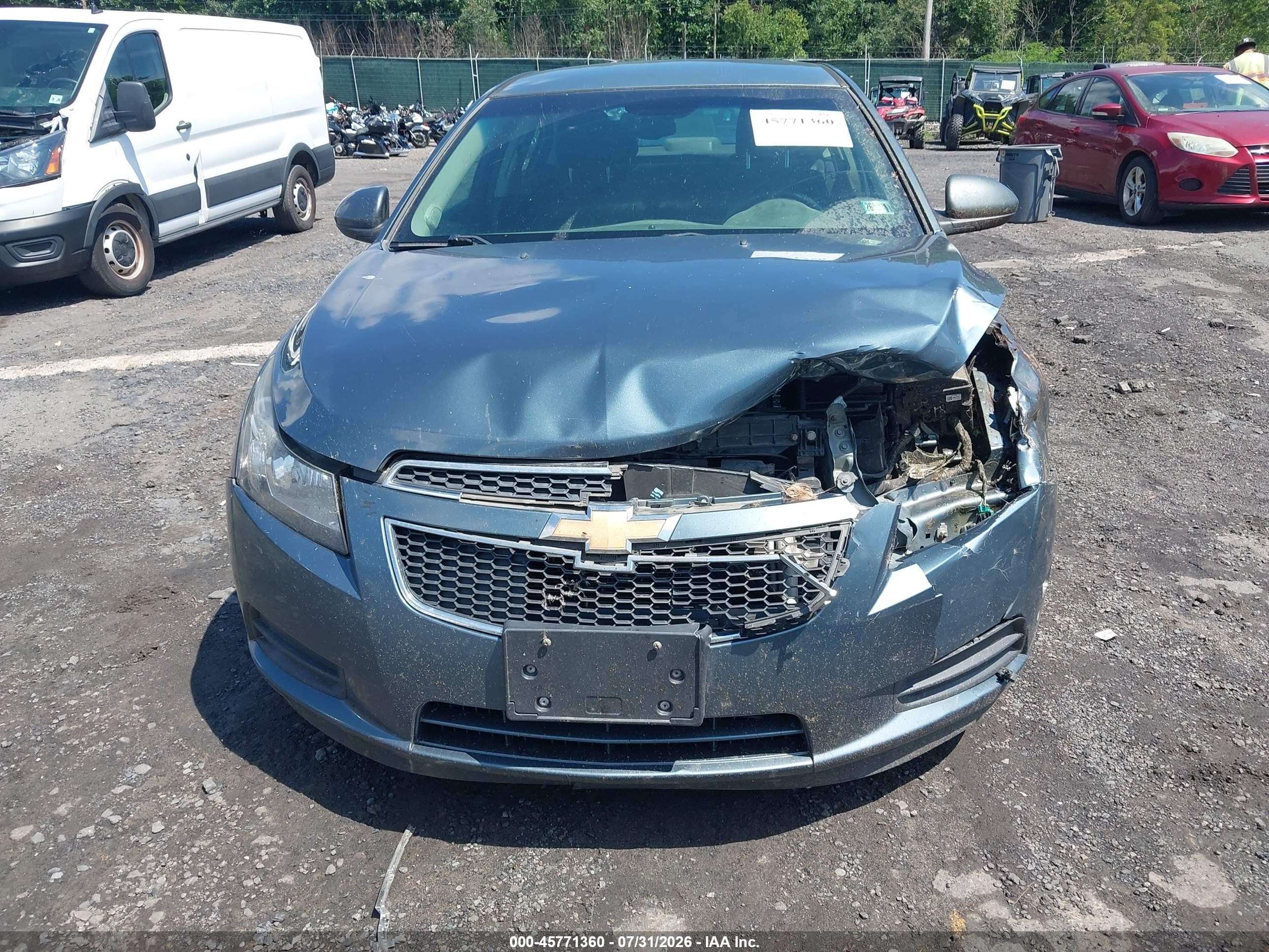 2012 Chevrolet Cruze Eco Blue vin: 1G1PK5SC9C7305630