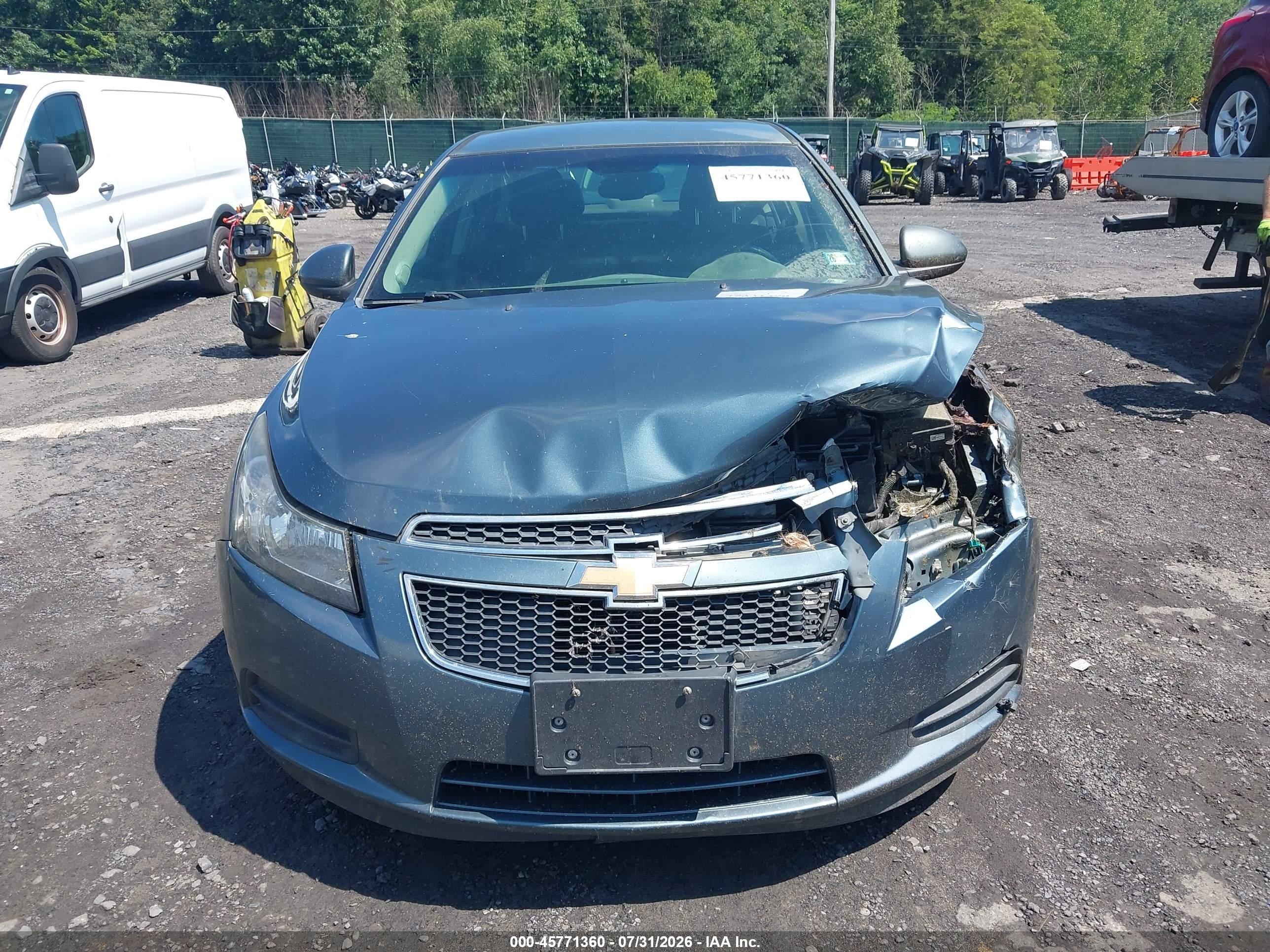 2012 Chevrolet Cruze Eco Blue vin: 1G1PK5SC9C7305630