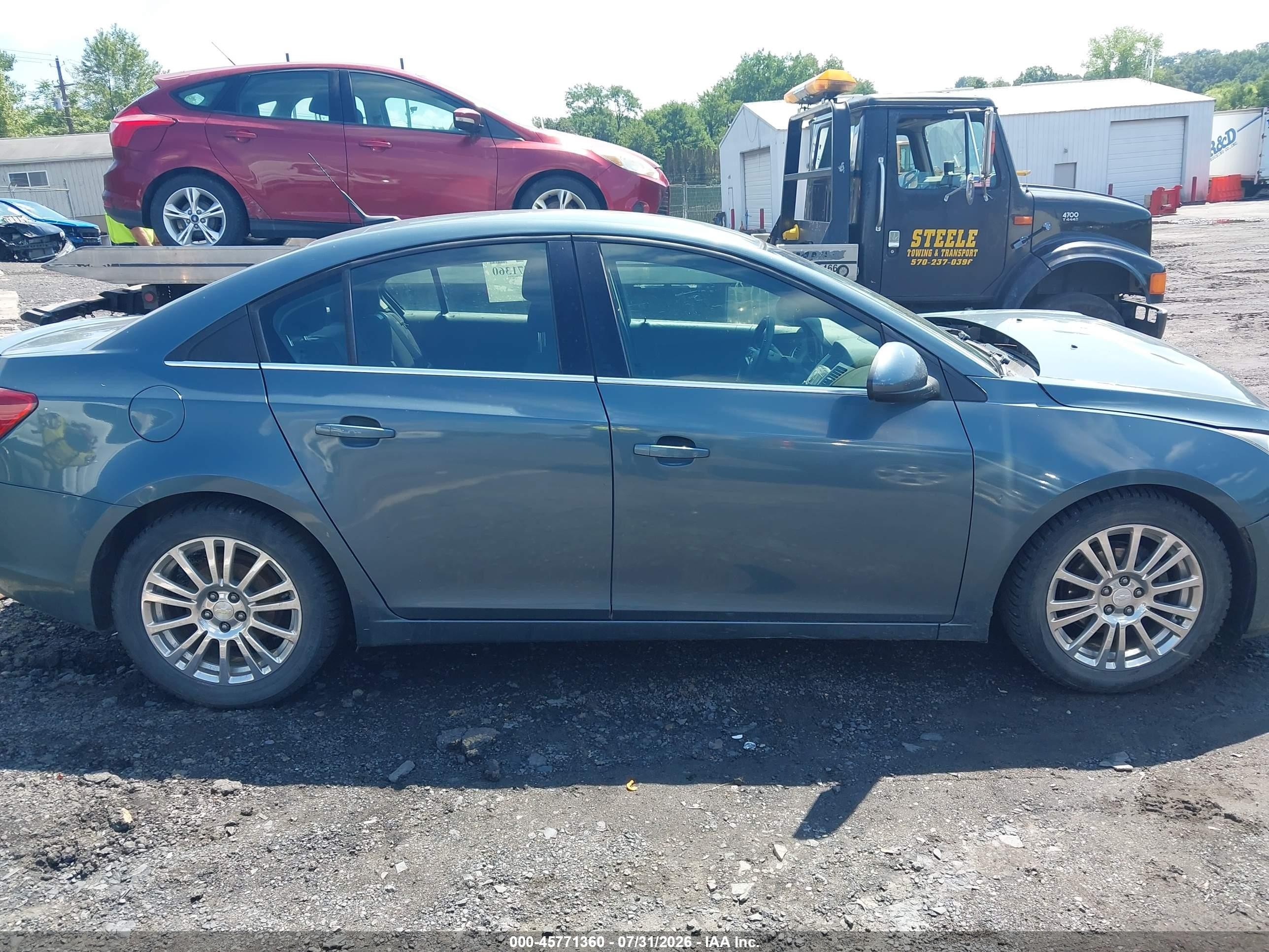 2012 Chevrolet Cruze Eco Blue vin: 1G1PK5SC9C7305630