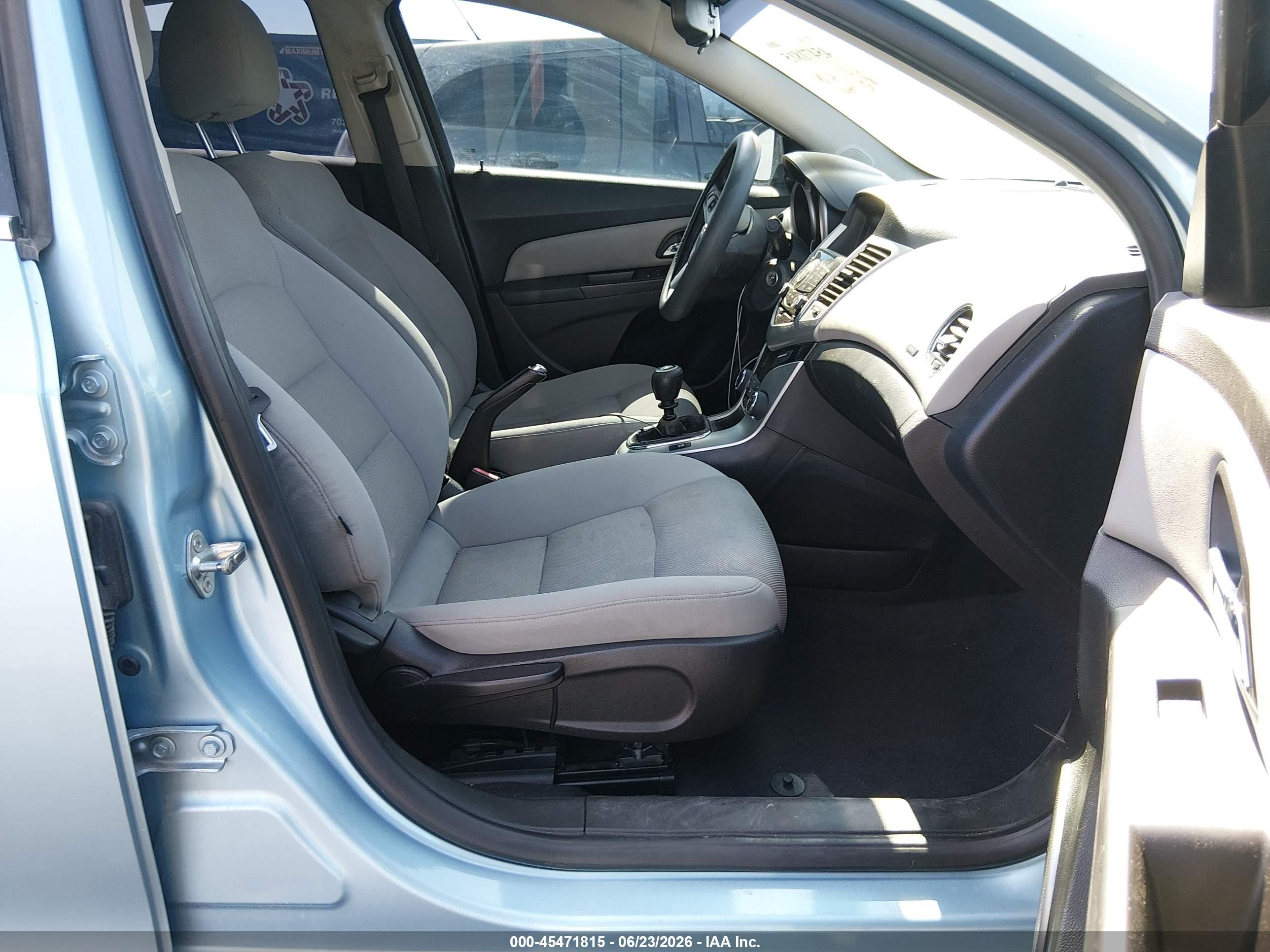 2012 Chevrolet Cruze Eco Бирюзовый vin: 1G1PK5SCXC7173963