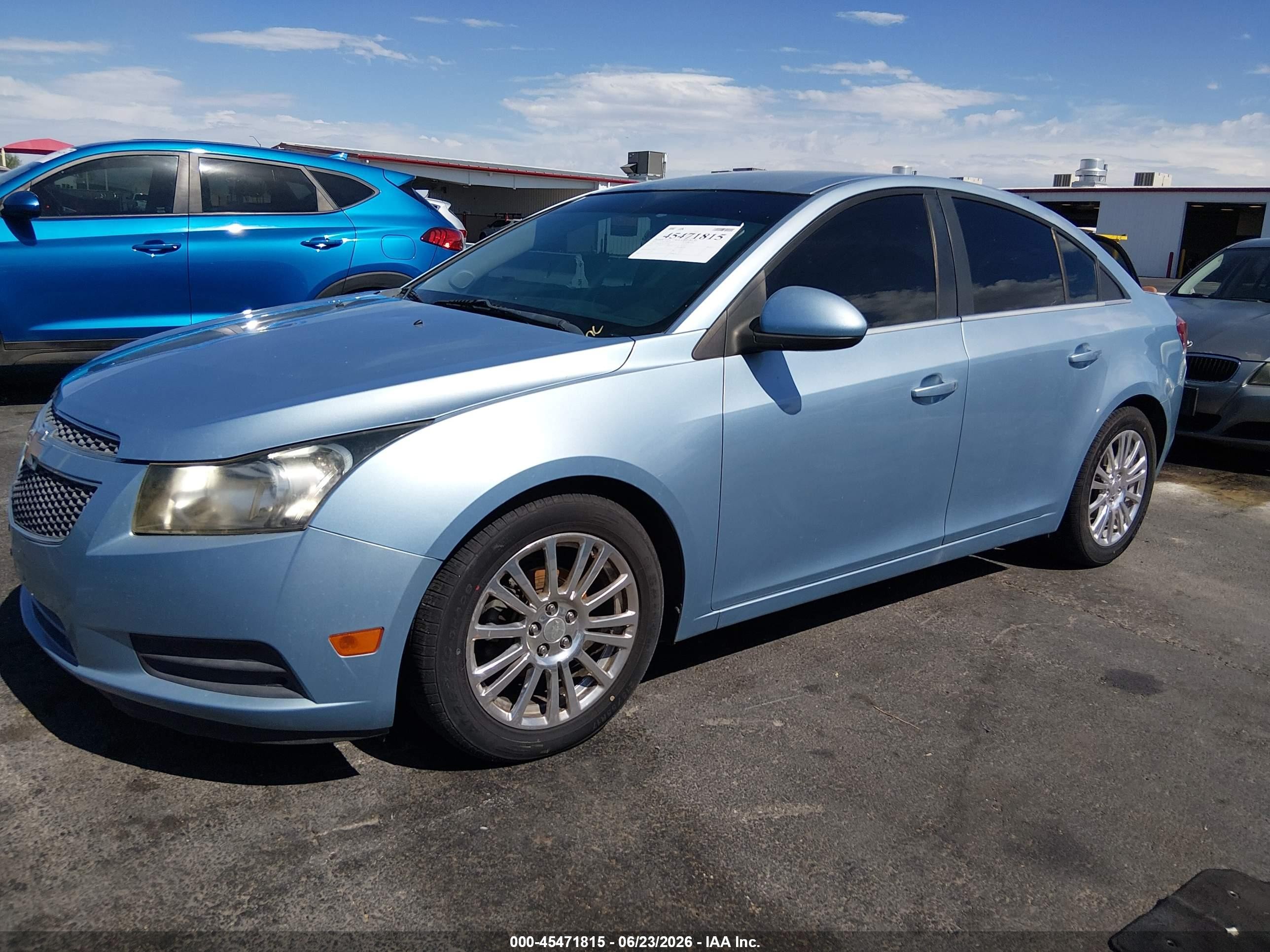 2012 Chevrolet Cruze Eco Бирюзовый vin: 1G1PK5SCXC7173963