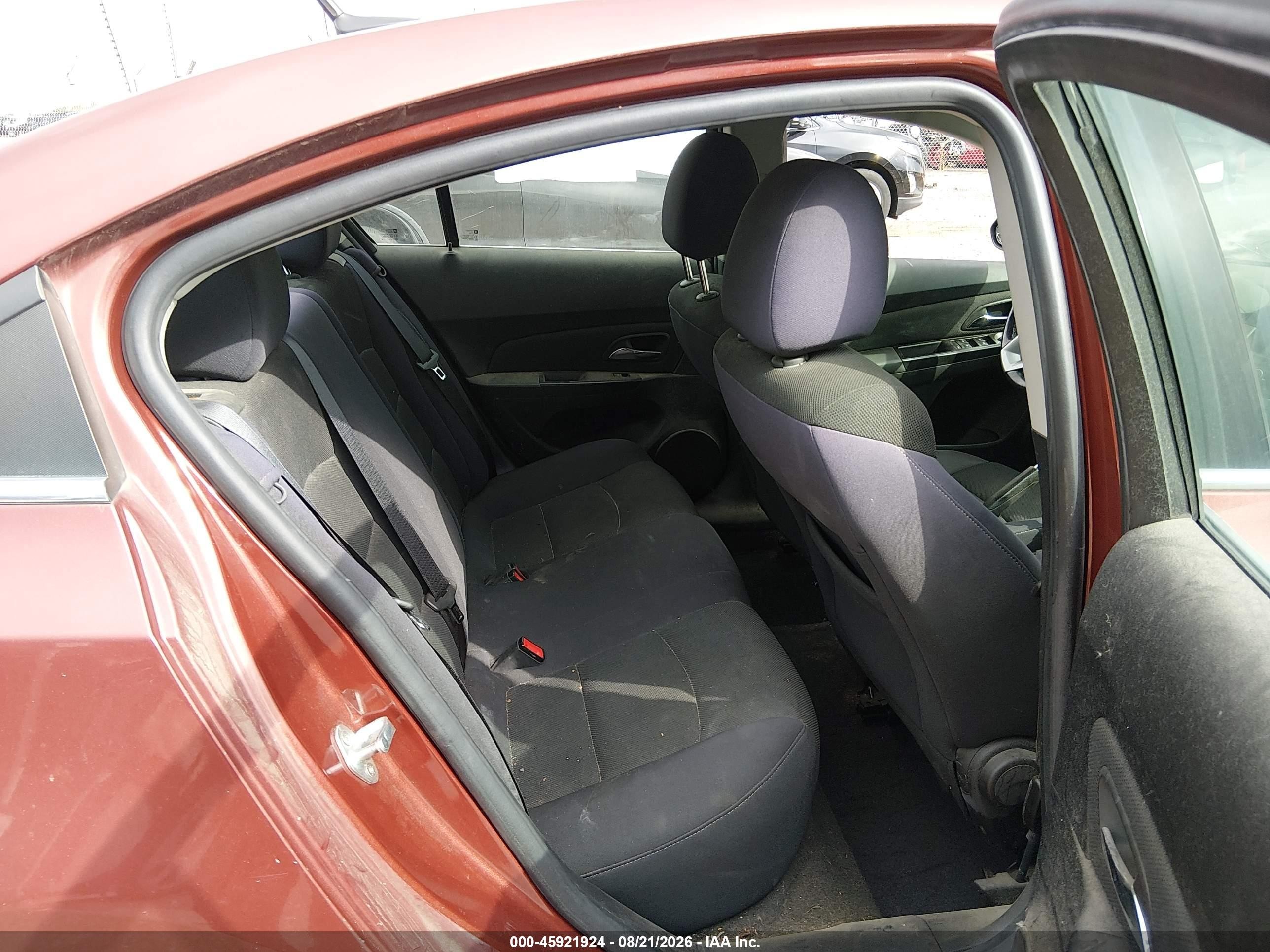2012 Chevrolet Cruze Eco Бордовый vin: 1G1PK5SCXC7350656