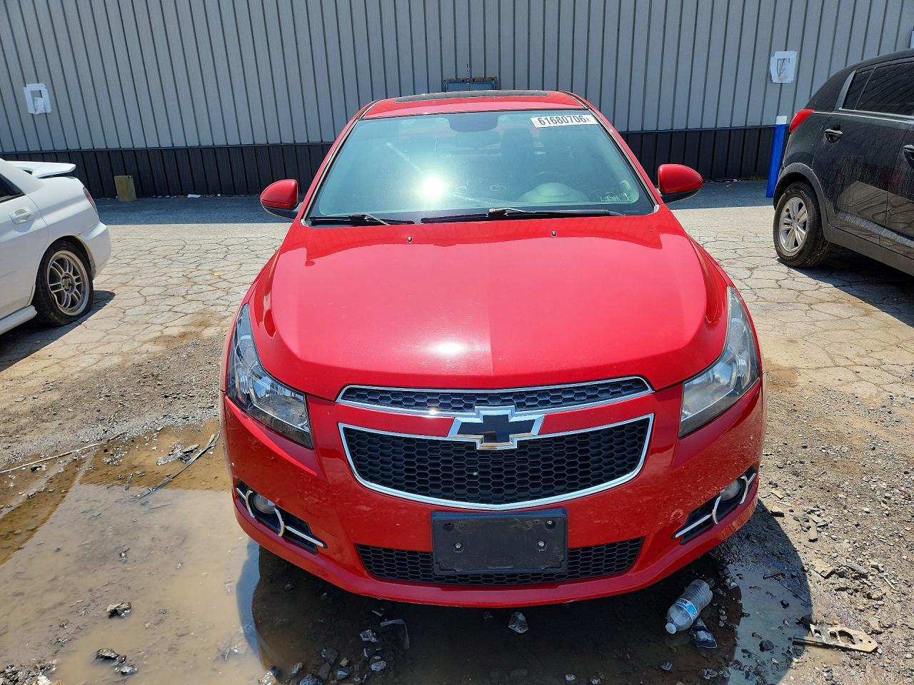 2012 Chevrolet Cruze Lt Red vin: 1G1PL5SC5C7344387