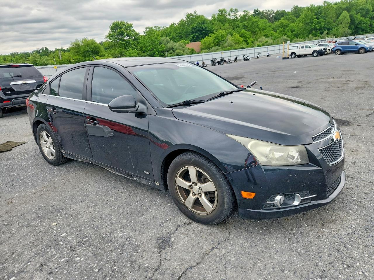 2012 Chevrolet Cruze Lt Black vin: 1G1PL5SC6C7196895
