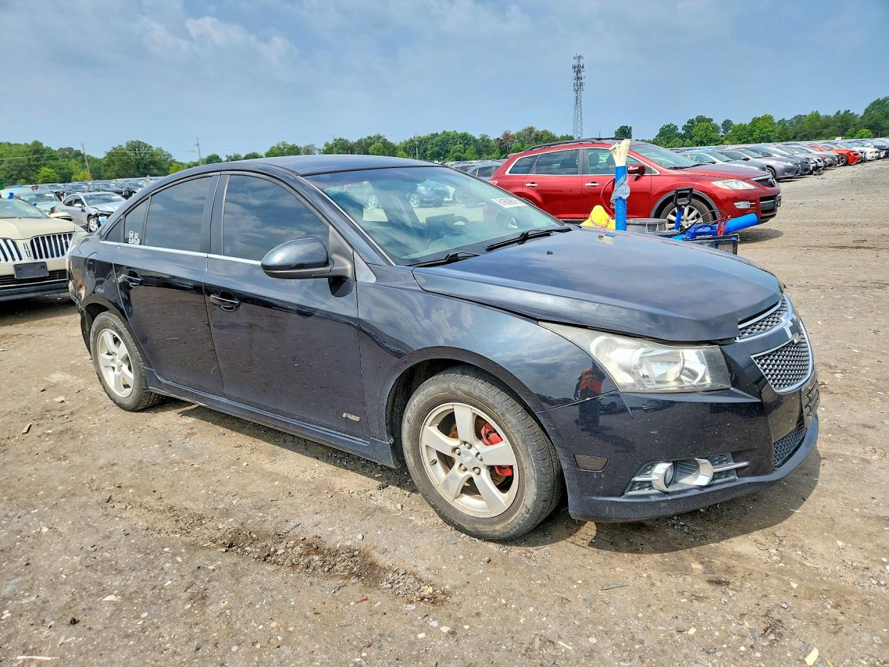 2012 Chevrolet Cruze Lt Черный vin: 1G1PL5SC9C7261125