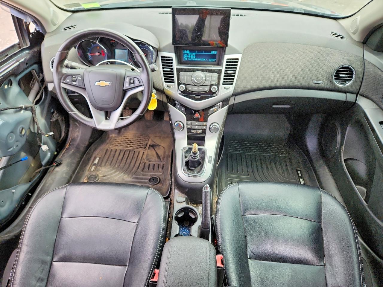 2012 Chevrolet Cruze Lt Черный vin: 1G1PL5SC9C7261125