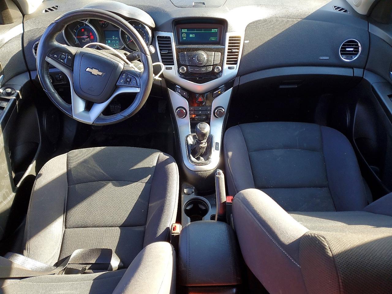 2012 Chevrolet Cruze Lt Black vin: 1G1PL5SC9C7312932