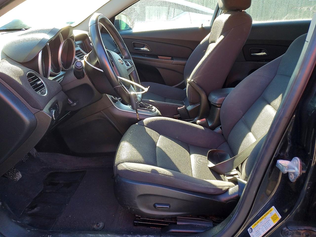 2012 Chevrolet Cruze Lt Black vin: 1G1PL5SC9C7312932