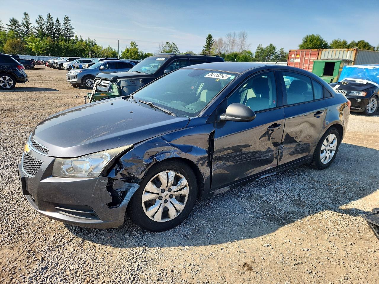 2013 Chevrolet Cruze Ls Gray vin: 1G1PL5SH7D7127338