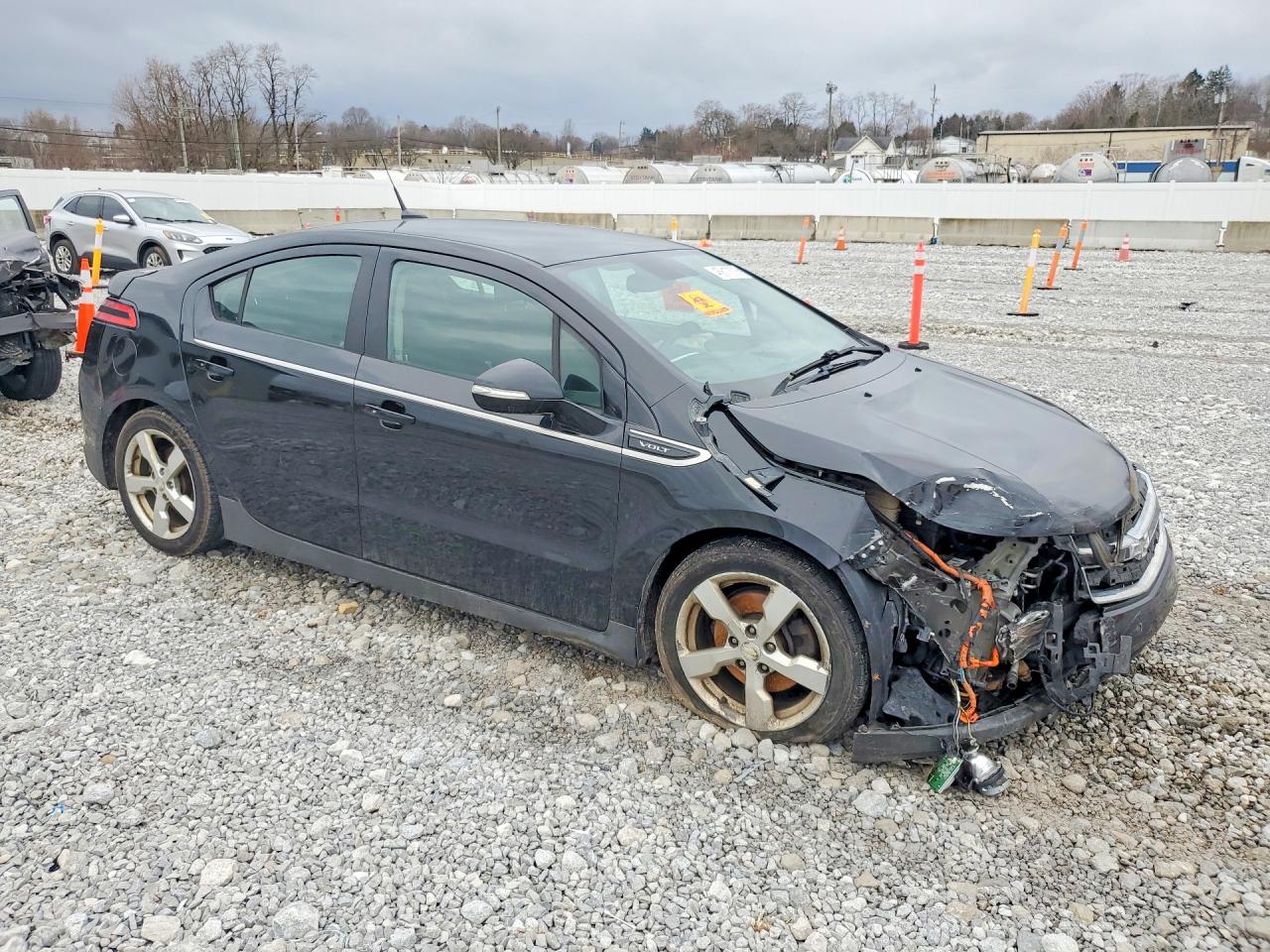 2012 Chevrolet Volt Black vin: 1G1RA6E41CU127834