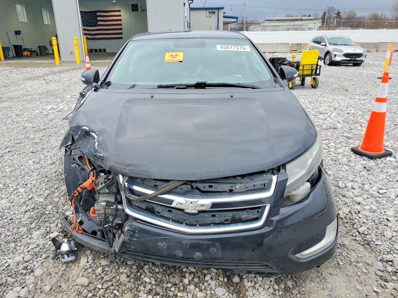 2012 Chevrolet Volt Black vin: 1G1RA6E41CU127834