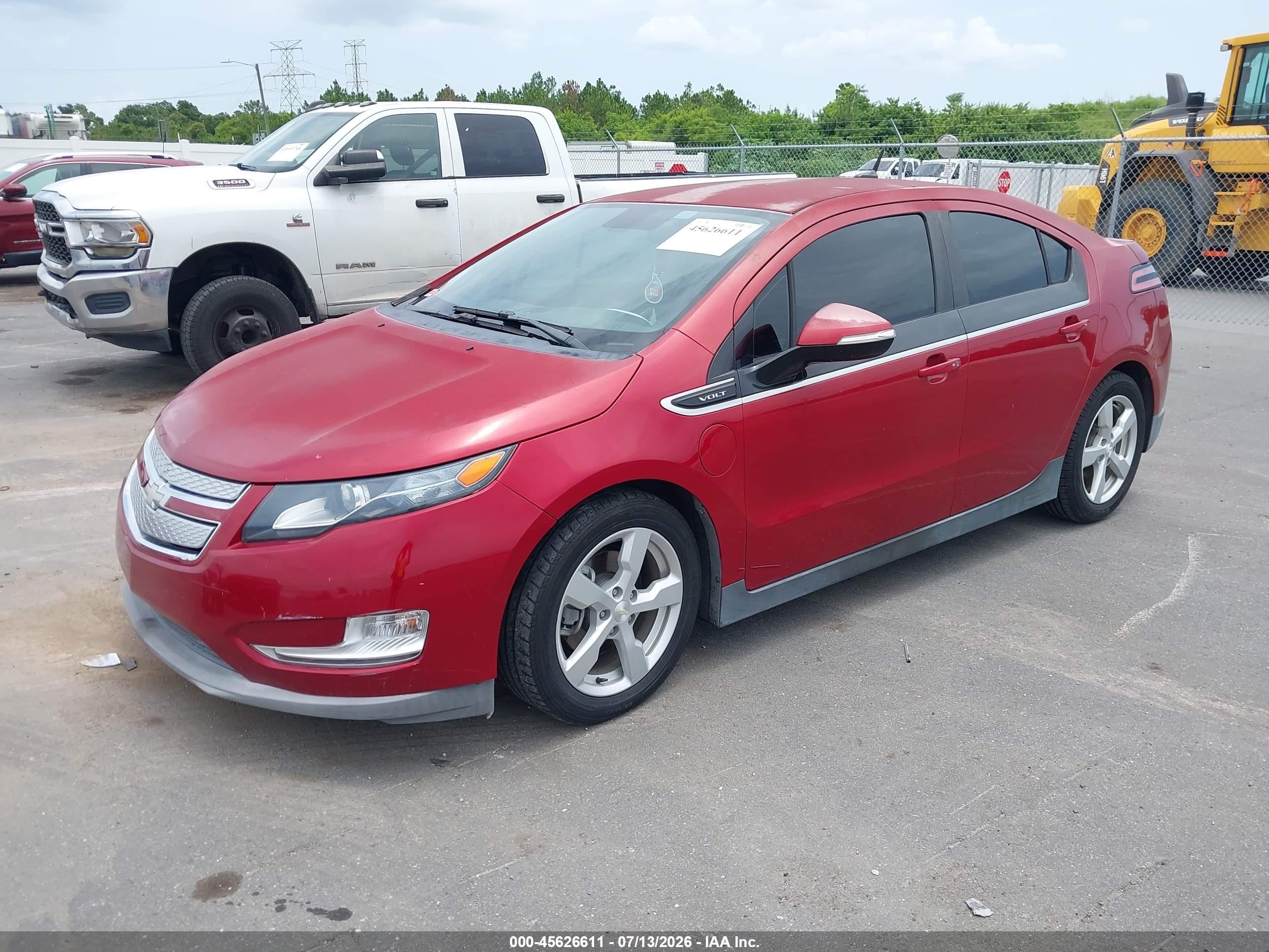 2013 Chevrolet Volt   Red vin: 1G1RA6E41DU116088