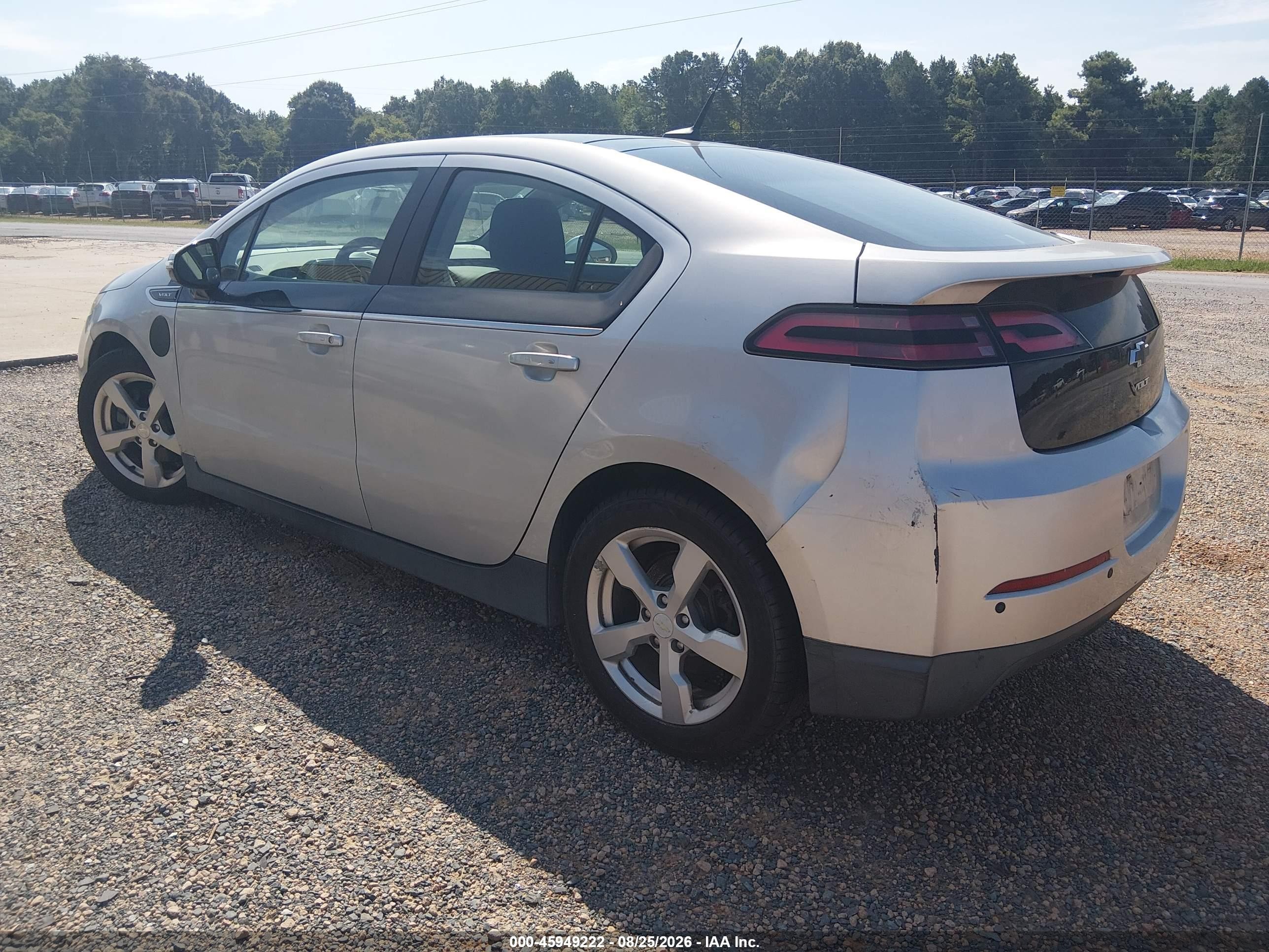 2012 Chevrolet Volt   Серебряный vin: 1G1RA6E42CU123887