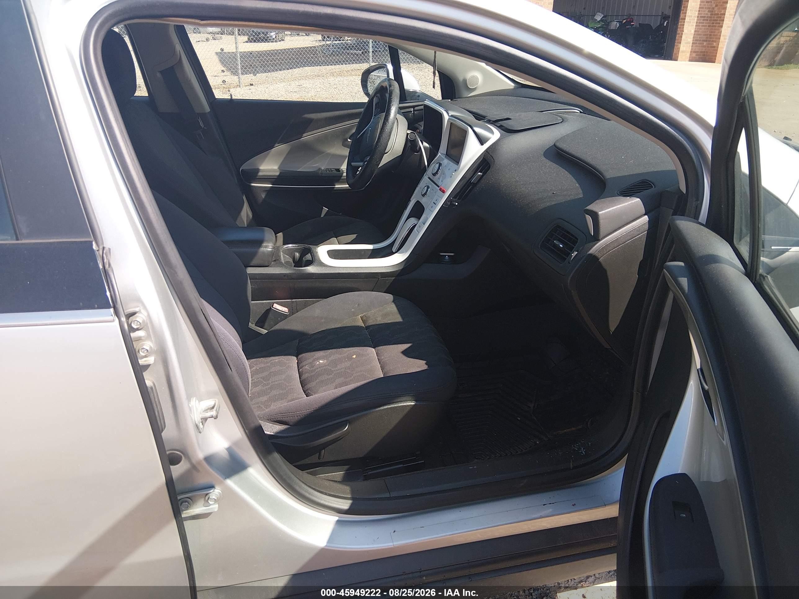 2012 Chevrolet Volt   Серебряный vin: 1G1RA6E42CU123887