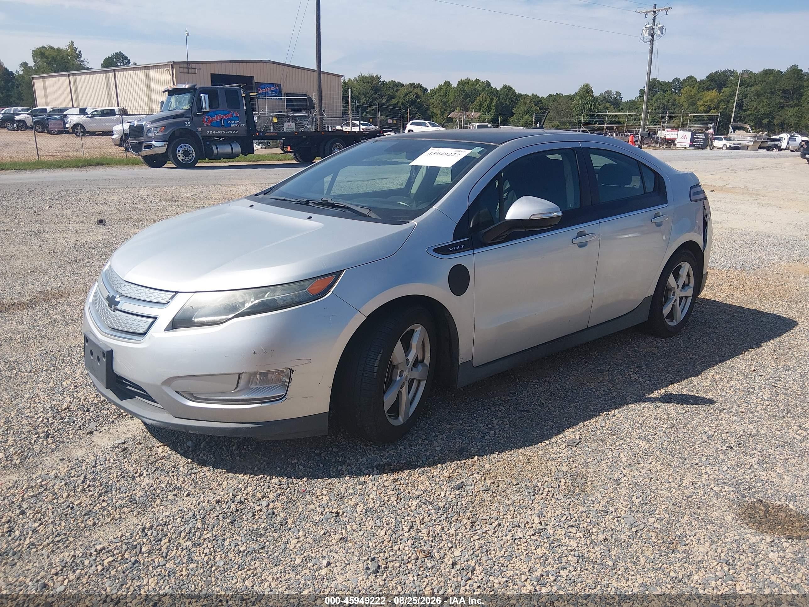 2012 Chevrolet Volt   Серебряный vin: 1G1RA6E42CU123887