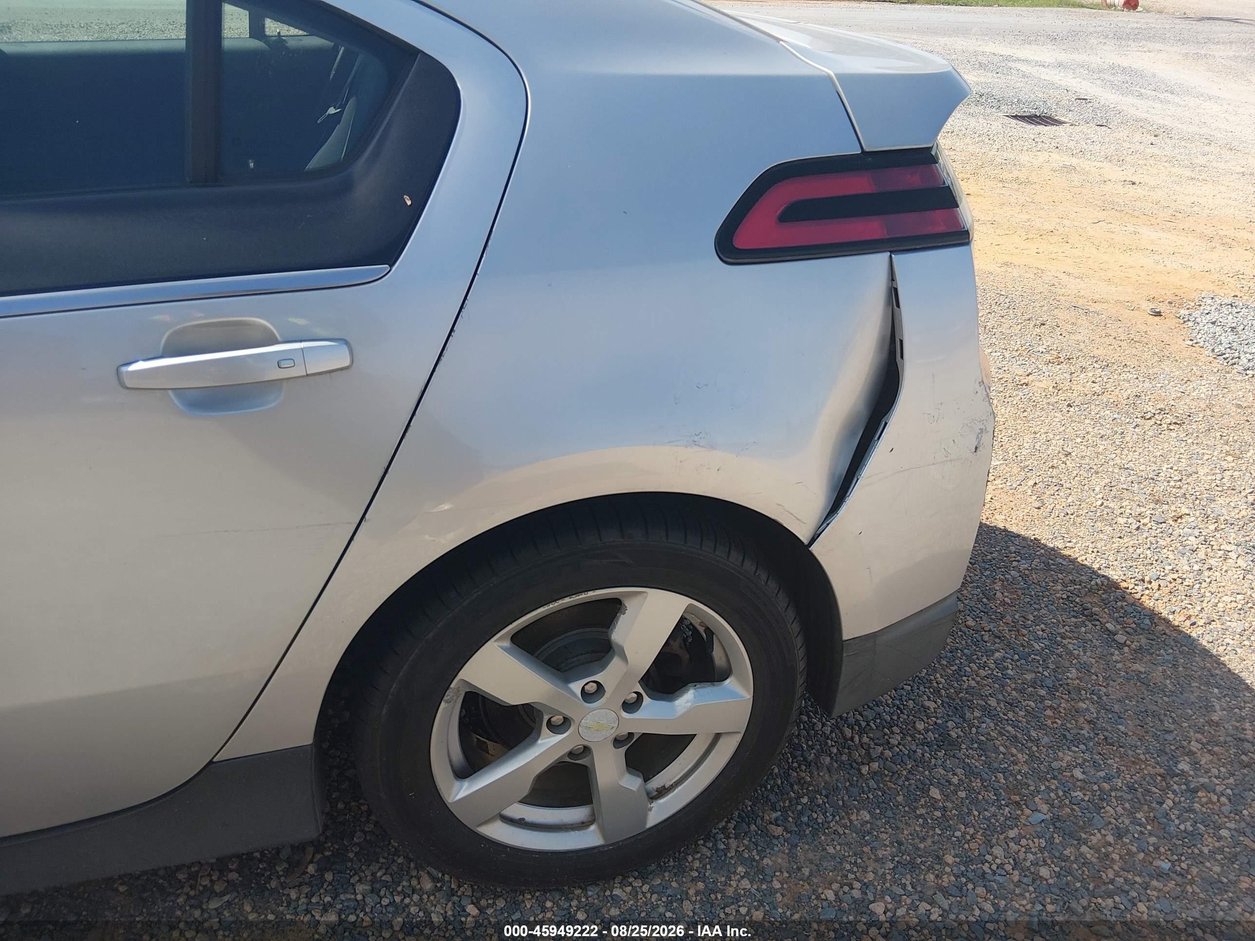 2012 Chevrolet Volt   Серебряный vin: 1G1RA6E42CU123887