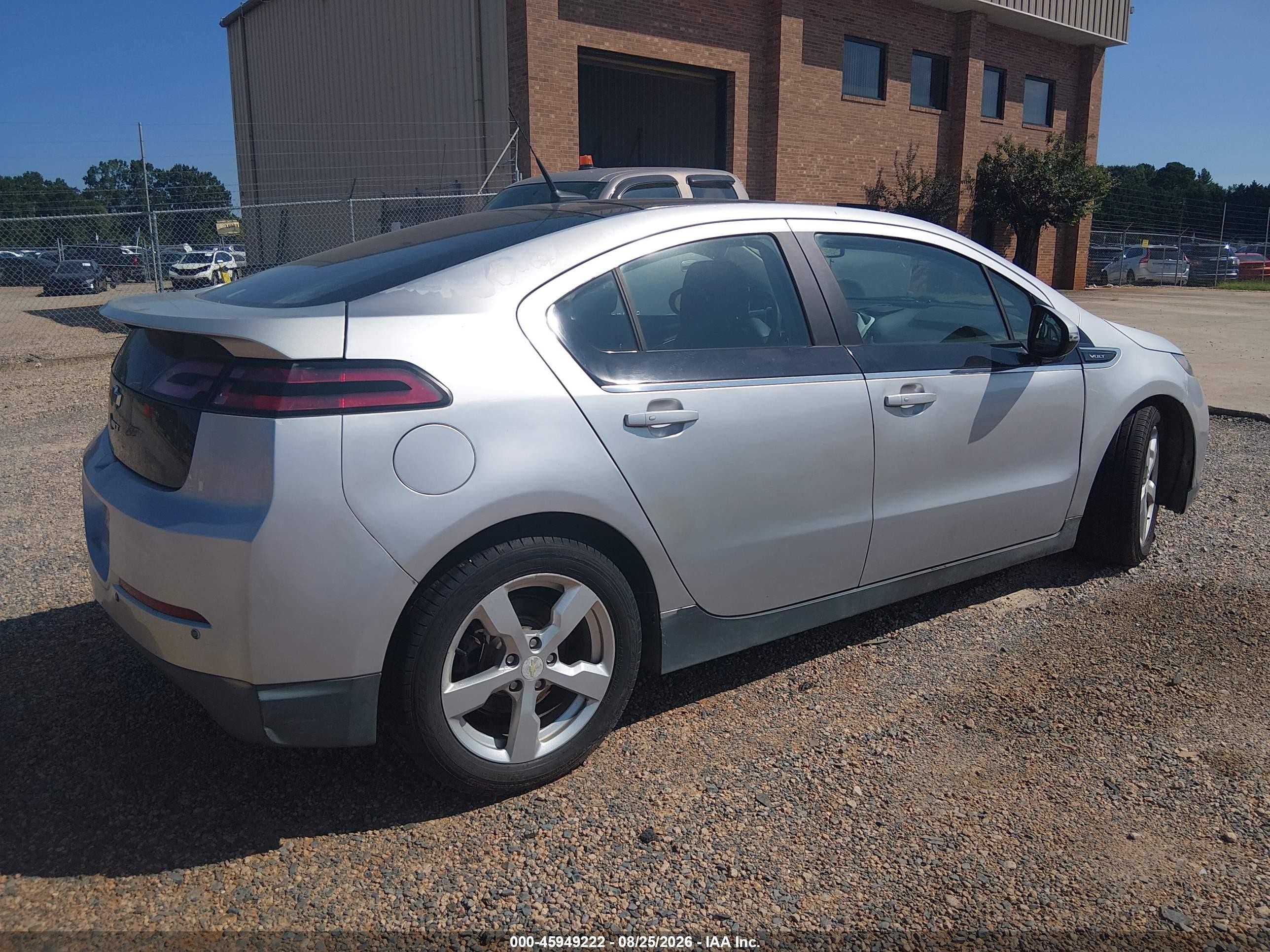 2012 Chevrolet Volt   Серебряный vin: 1G1RA6E42CU123887