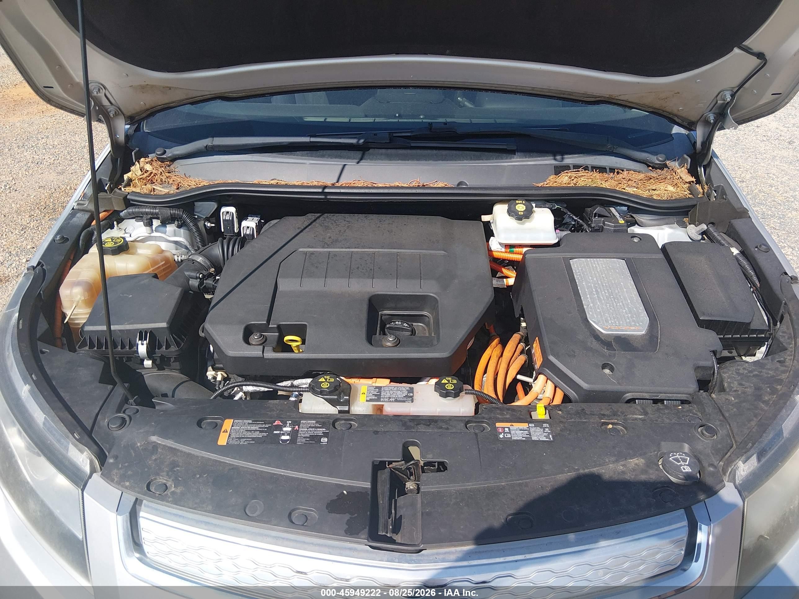 2012 Chevrolet Volt   Серебряный vin: 1G1RA6E42CU123887