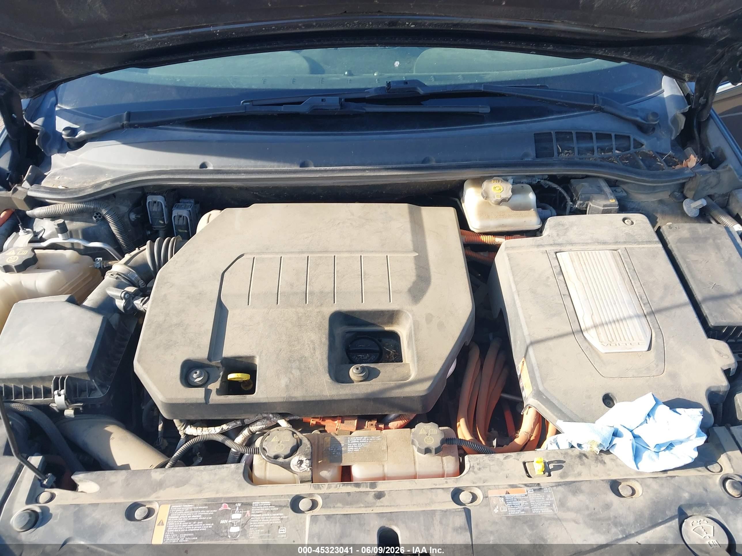 2012 Chevrolet Volt   Black vin: 1G1RA6E43CU111621