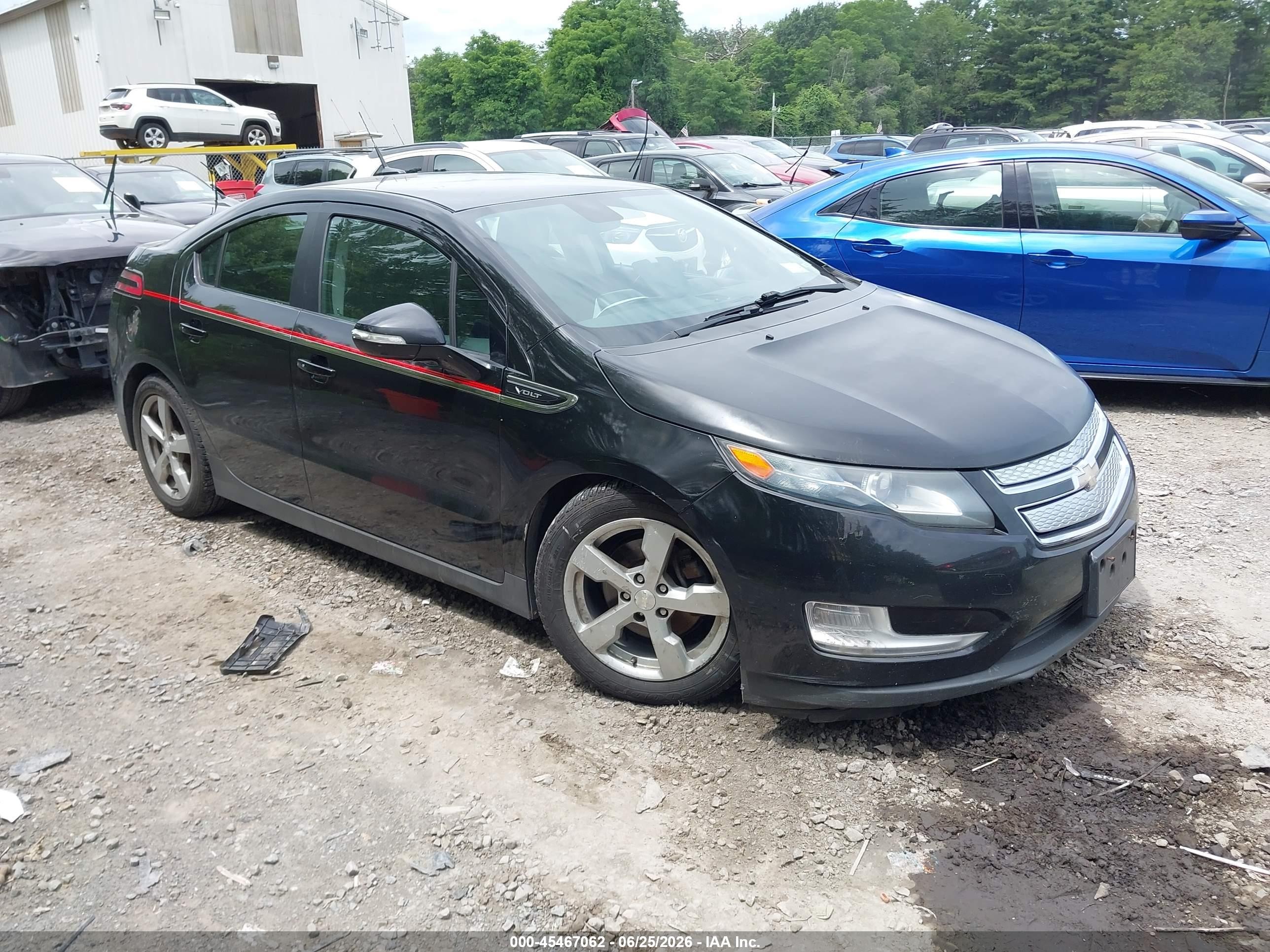 2012 Chevrolet Volt   Black vin: 1G1RA6E44CU112406