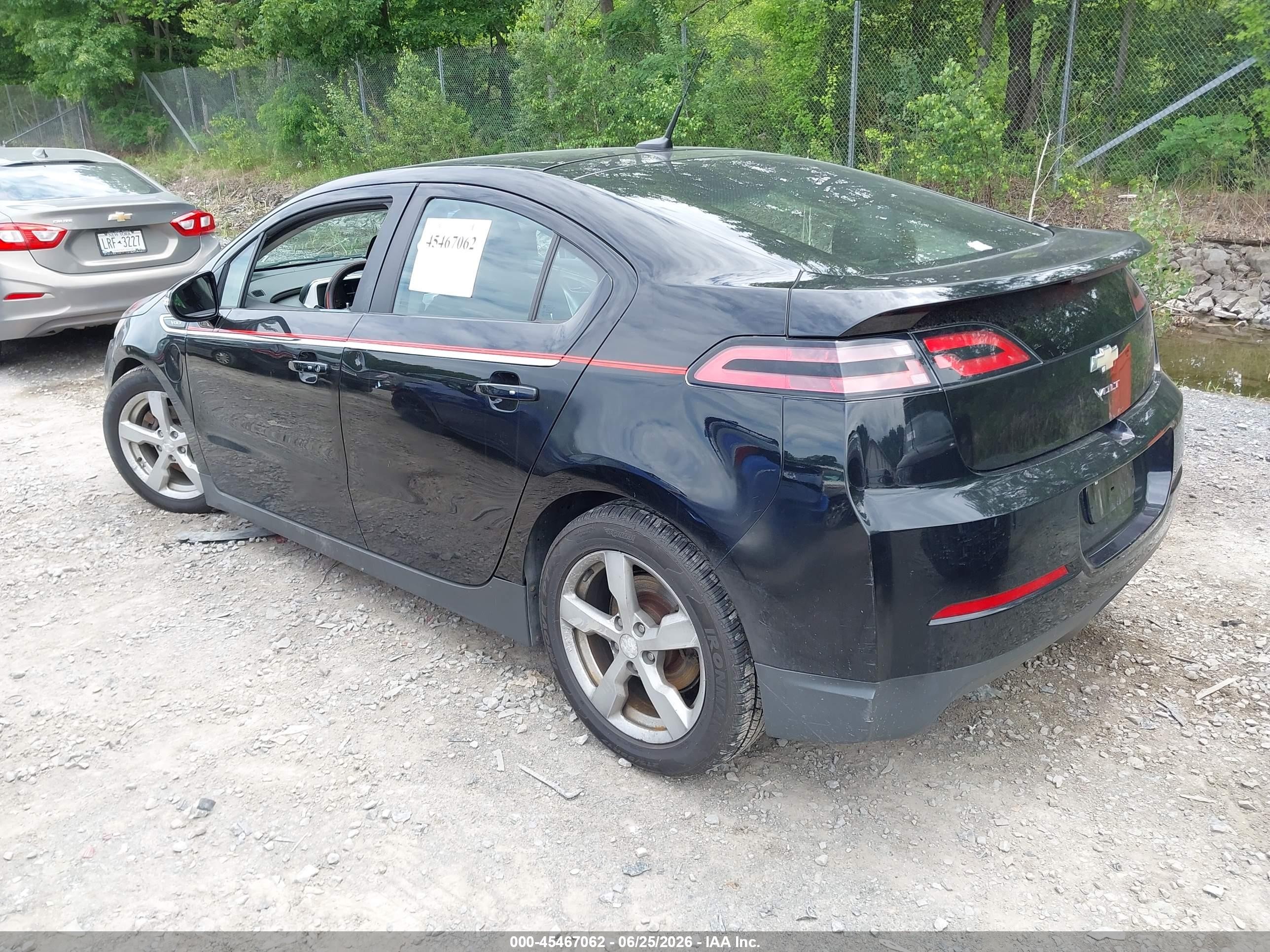 2012 Chevrolet Volt   Black vin: 1G1RA6E44CU112406