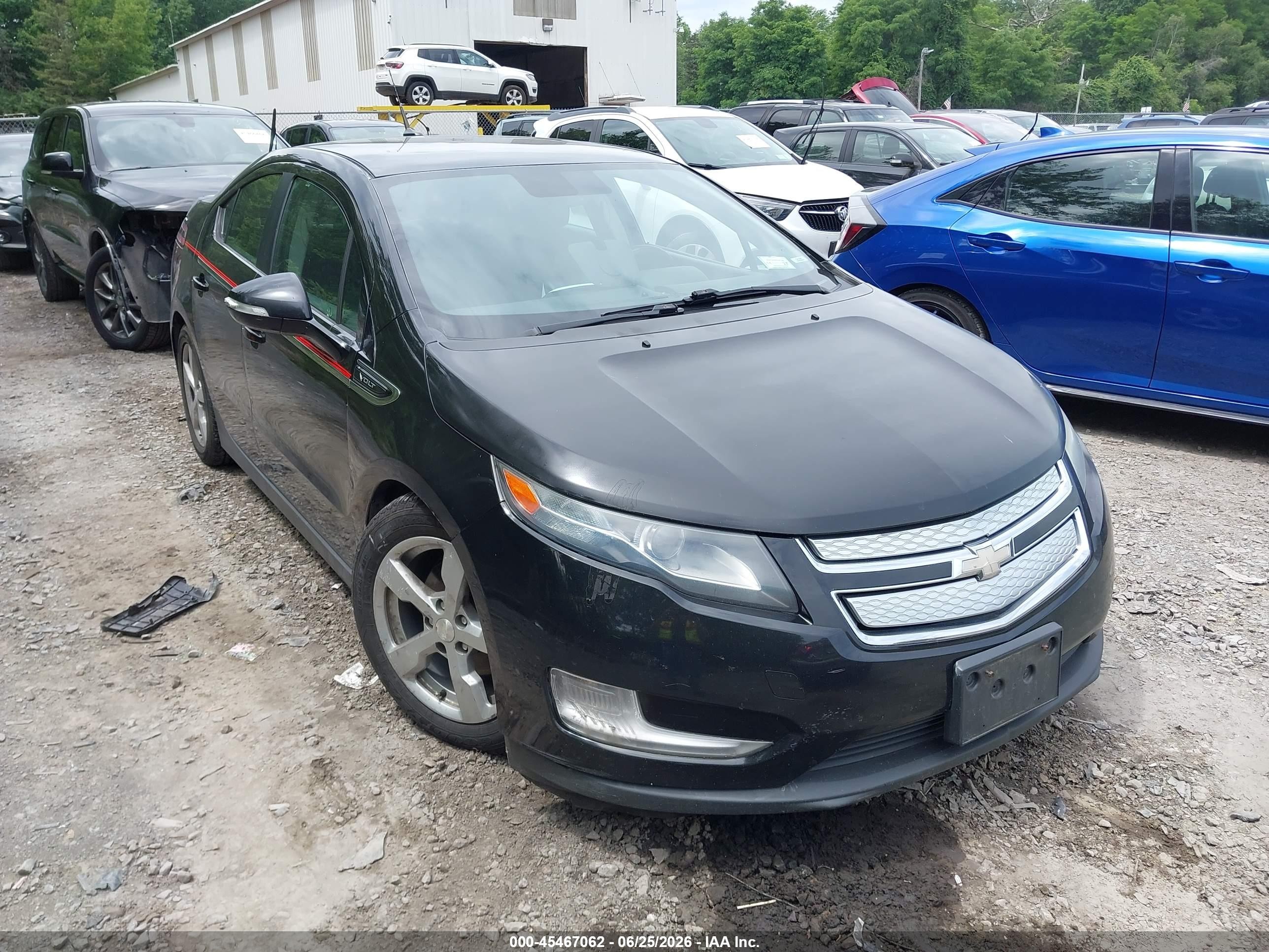 2012 Chevrolet Volt   Black vin: 1G1RA6E44CU112406