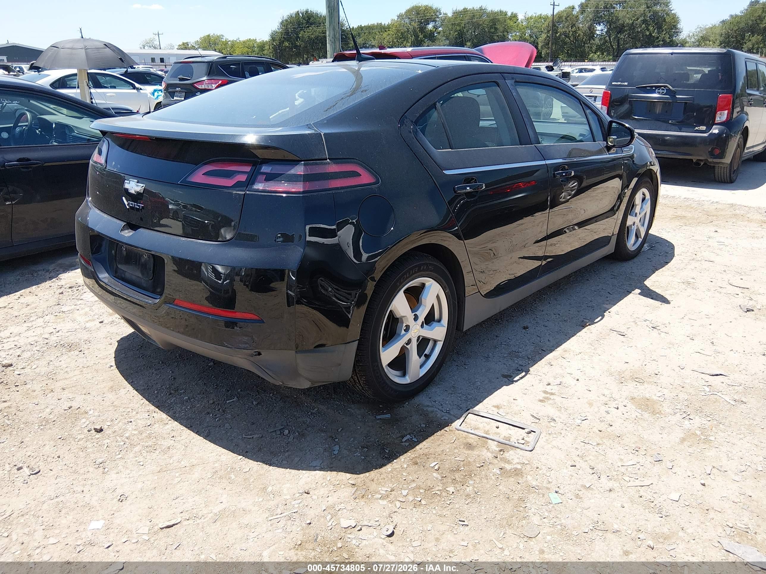 2014 Chevrolet Volt   Black vin: 1G1RA6E44EU129757