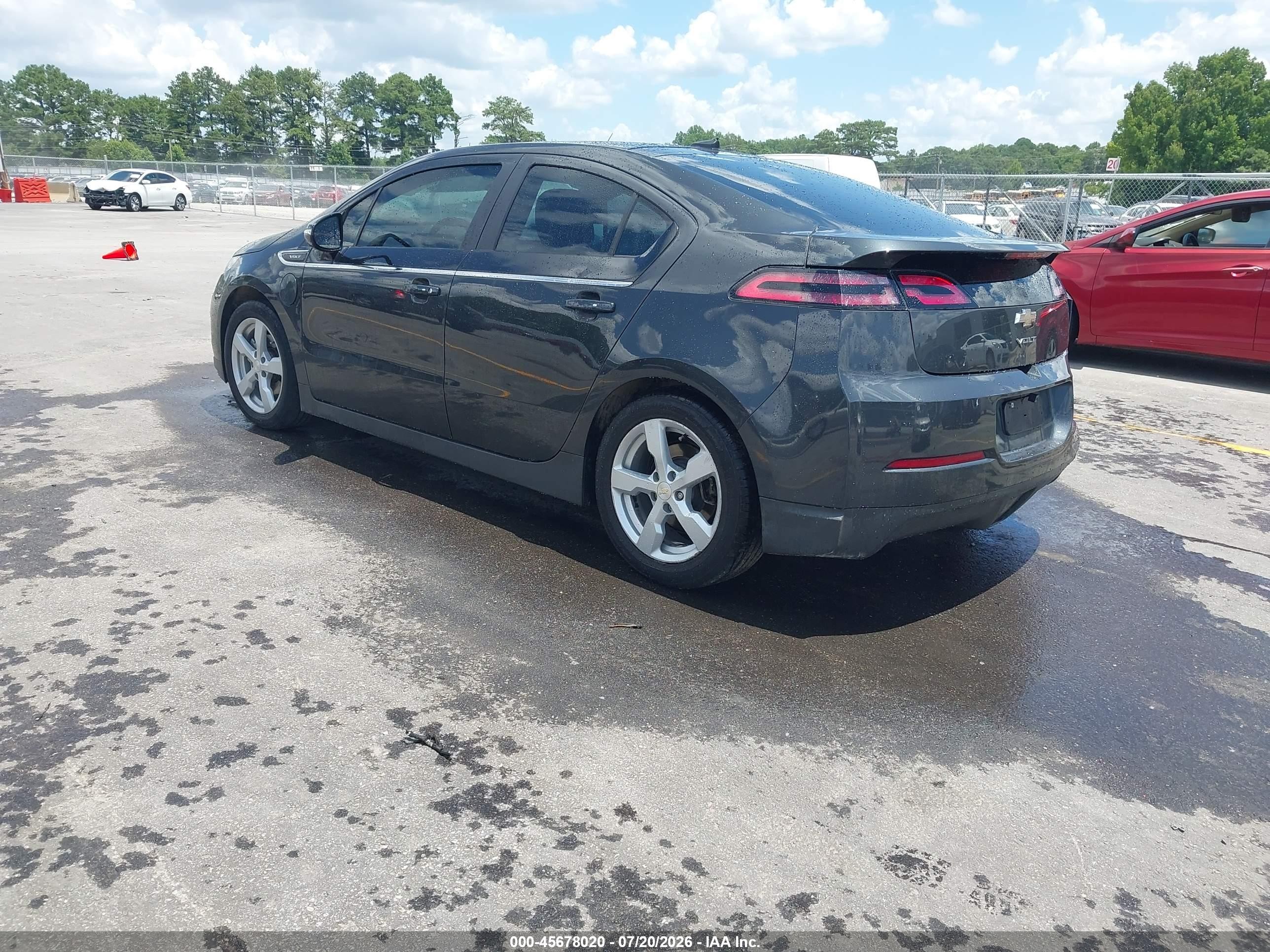 2014 Chevrolet Volt   Gray vin: 1G1RA6E45EU157549