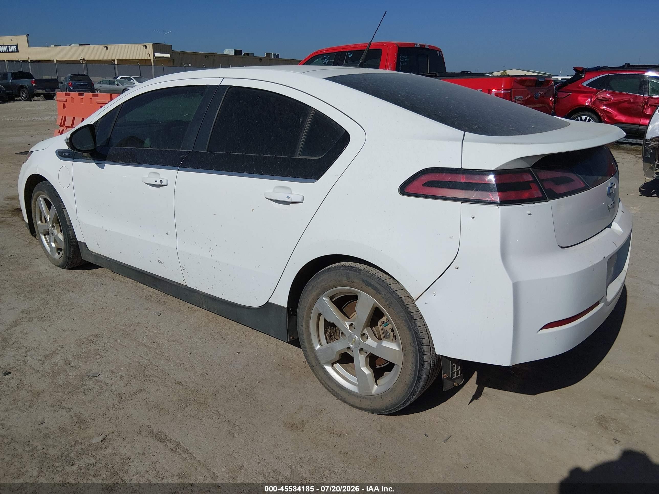 2013 Chevrolet Volt   Белый vin: 1G1RA6E46DU115289