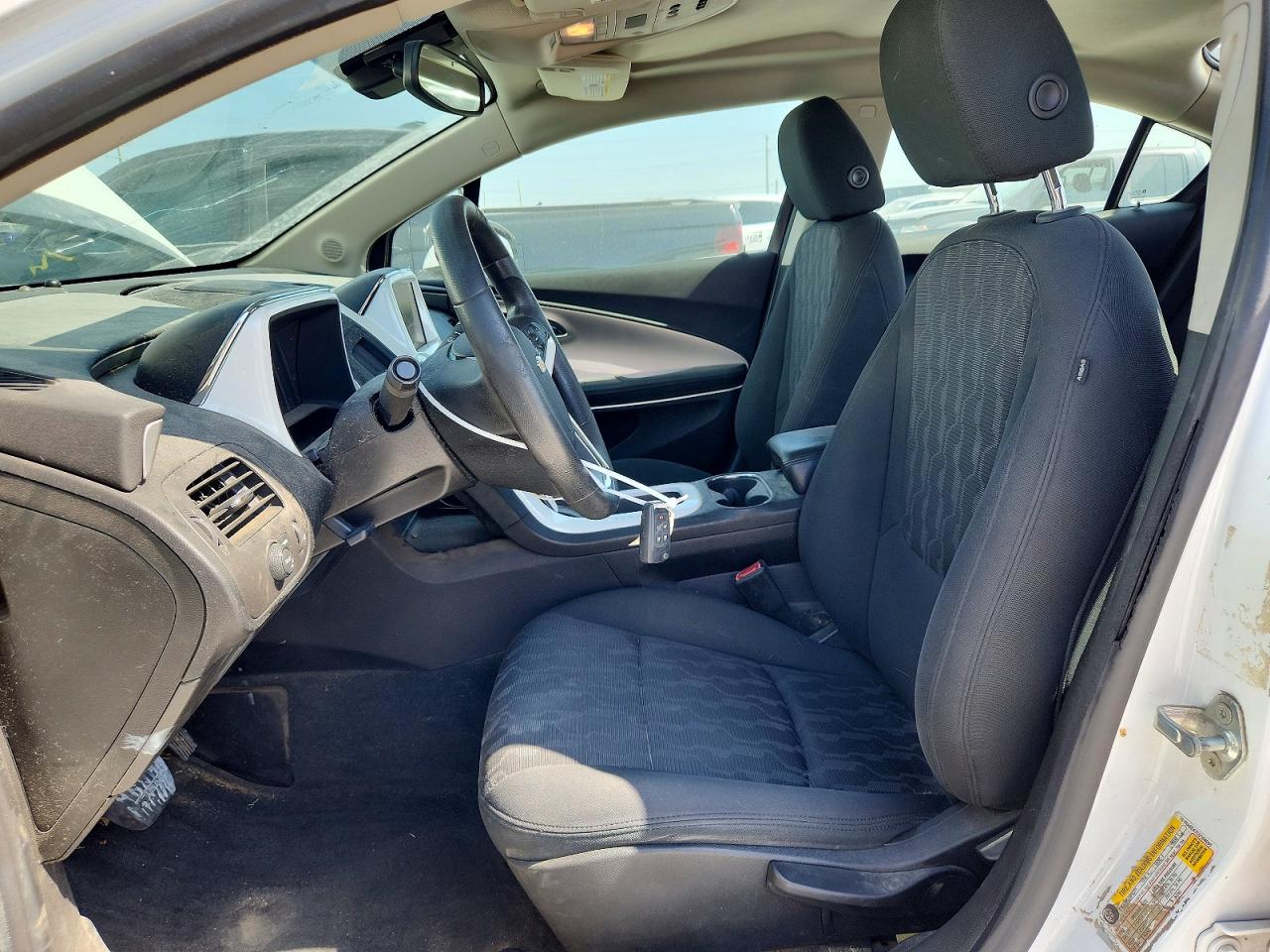 2012 Chevrolet Volt White vin: 1G1RA6E47CU104090