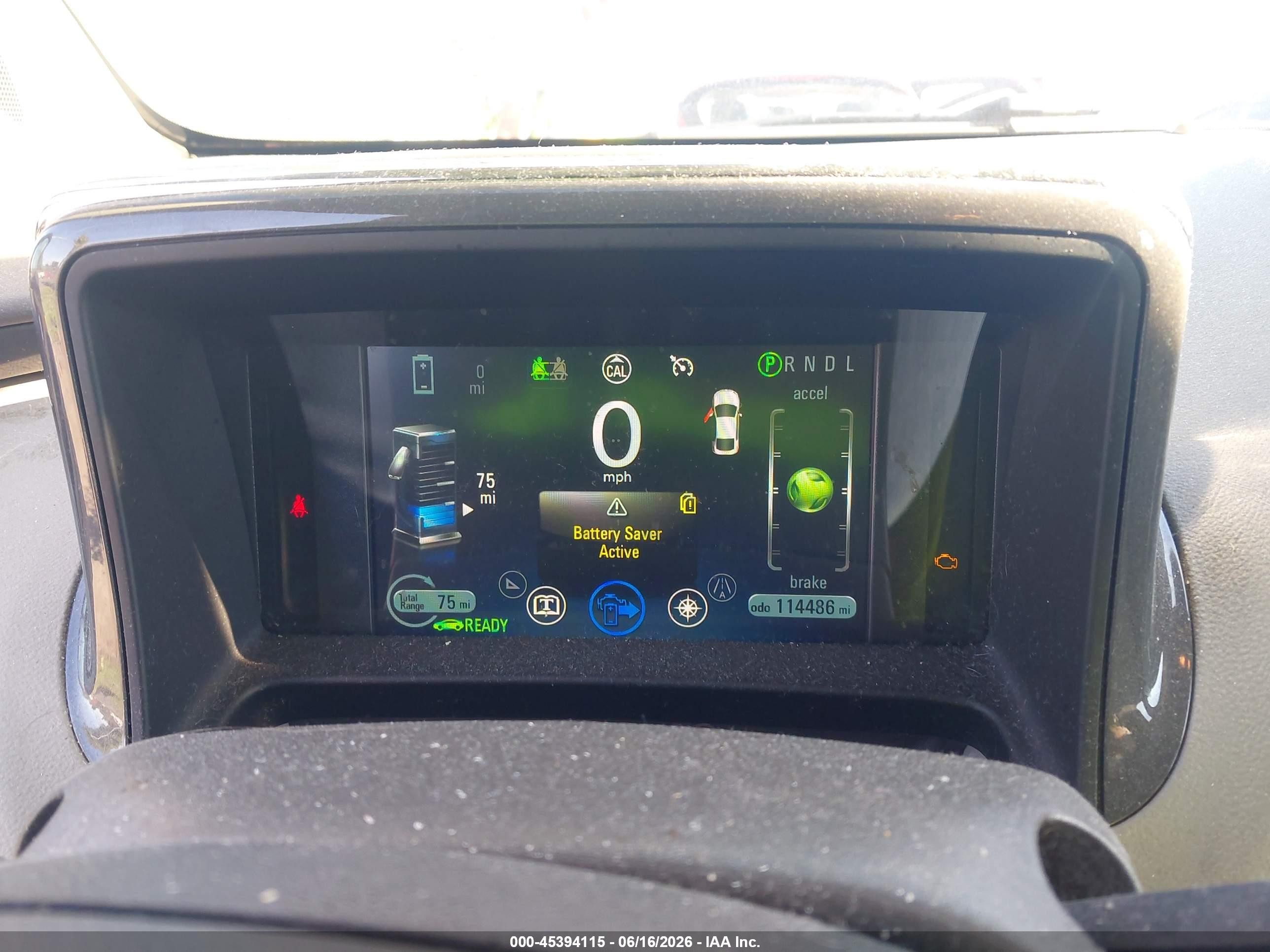 2015 Chevrolet Volt   Белый vin: 1G1RA6E47FU107639