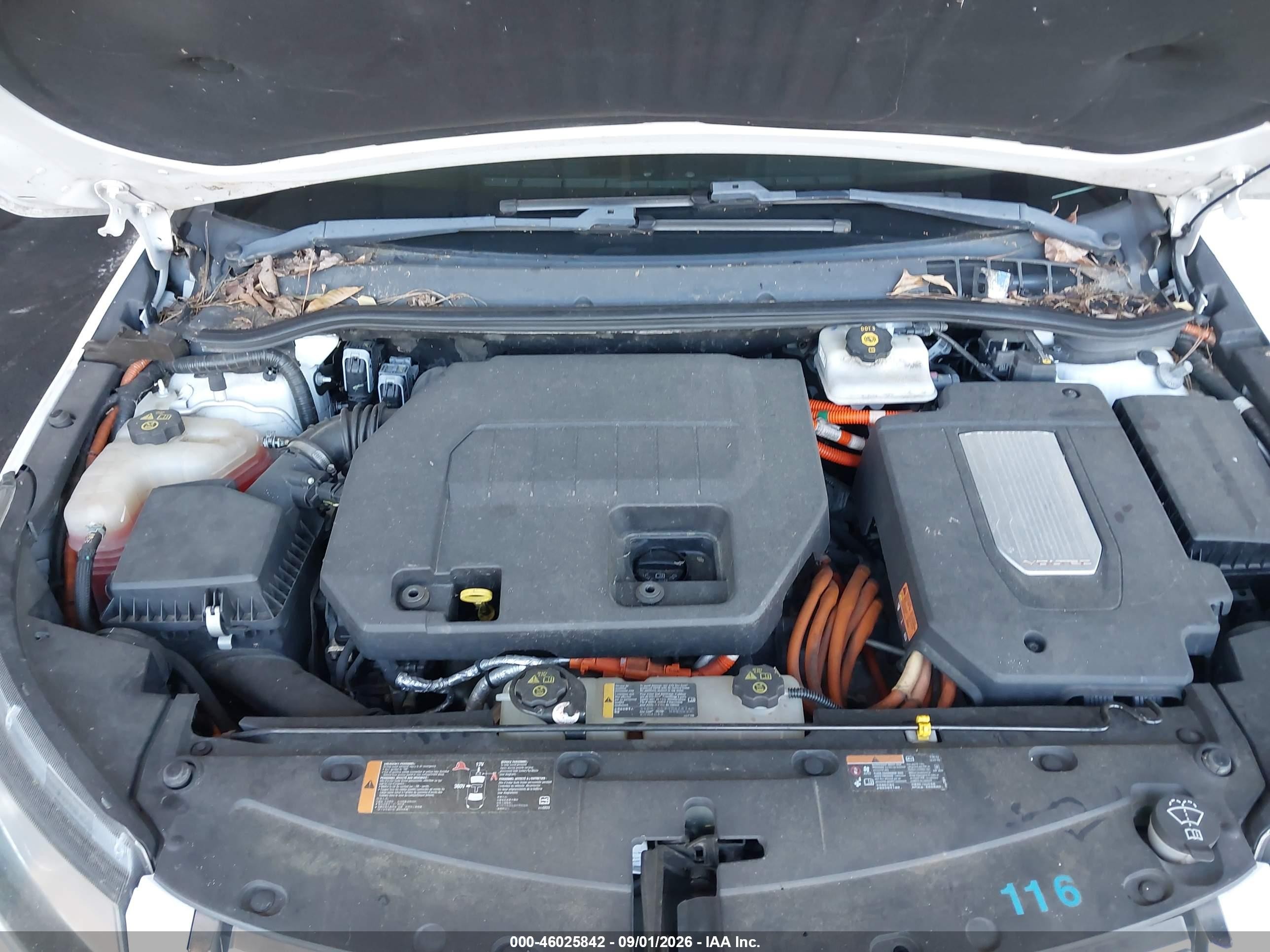 2012 Chevrolet Volt   White vin: 1G1RA6E48CU110268