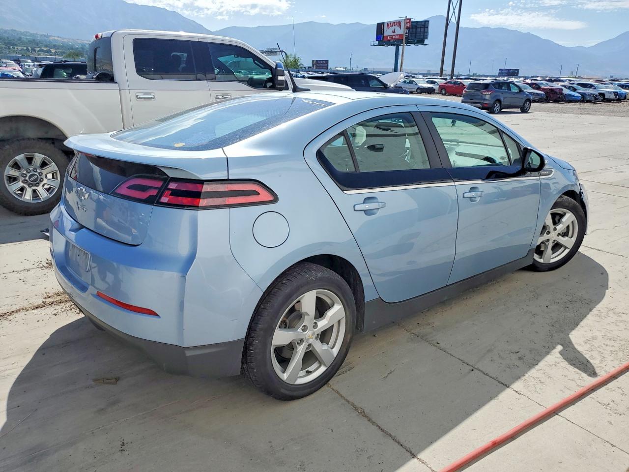 2013 Chevrolet Volt Blue vin: 1G1RA6E48DU112247