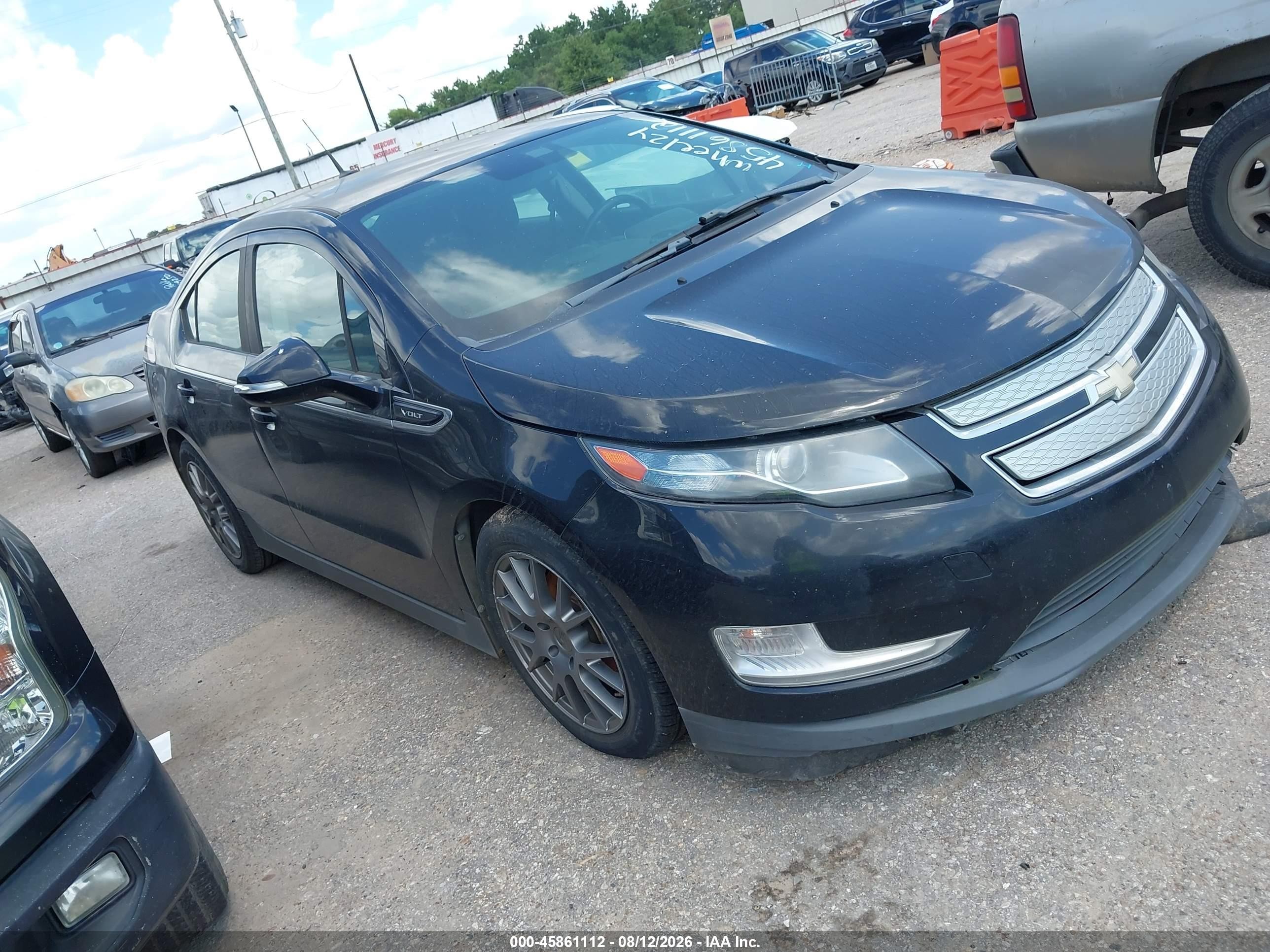 2014 Chevrolet Volt Black vin: 1G1RA6E48EU127526