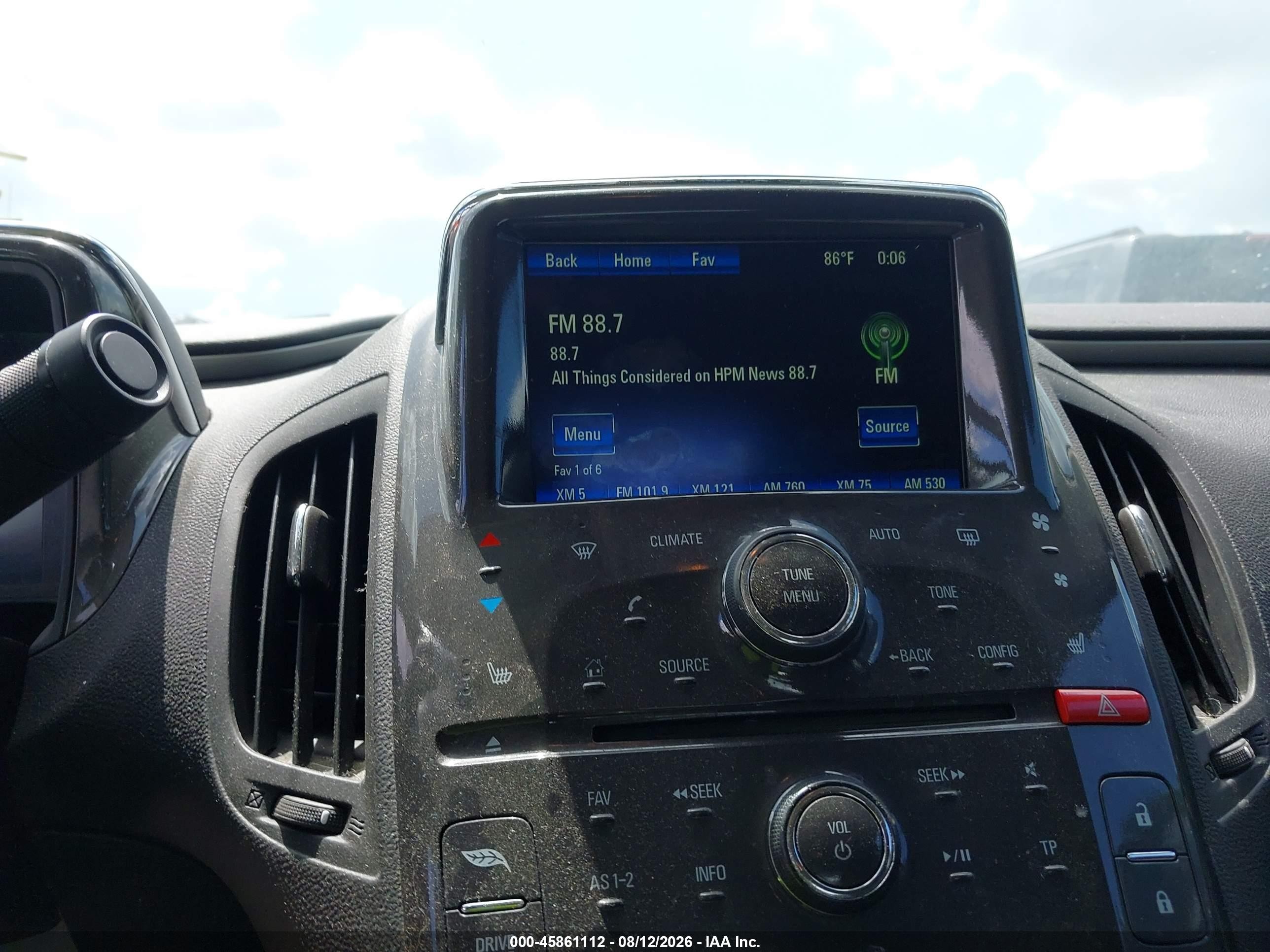 2014 Chevrolet Volt   Black vin: 1G1RA6E48EU127526