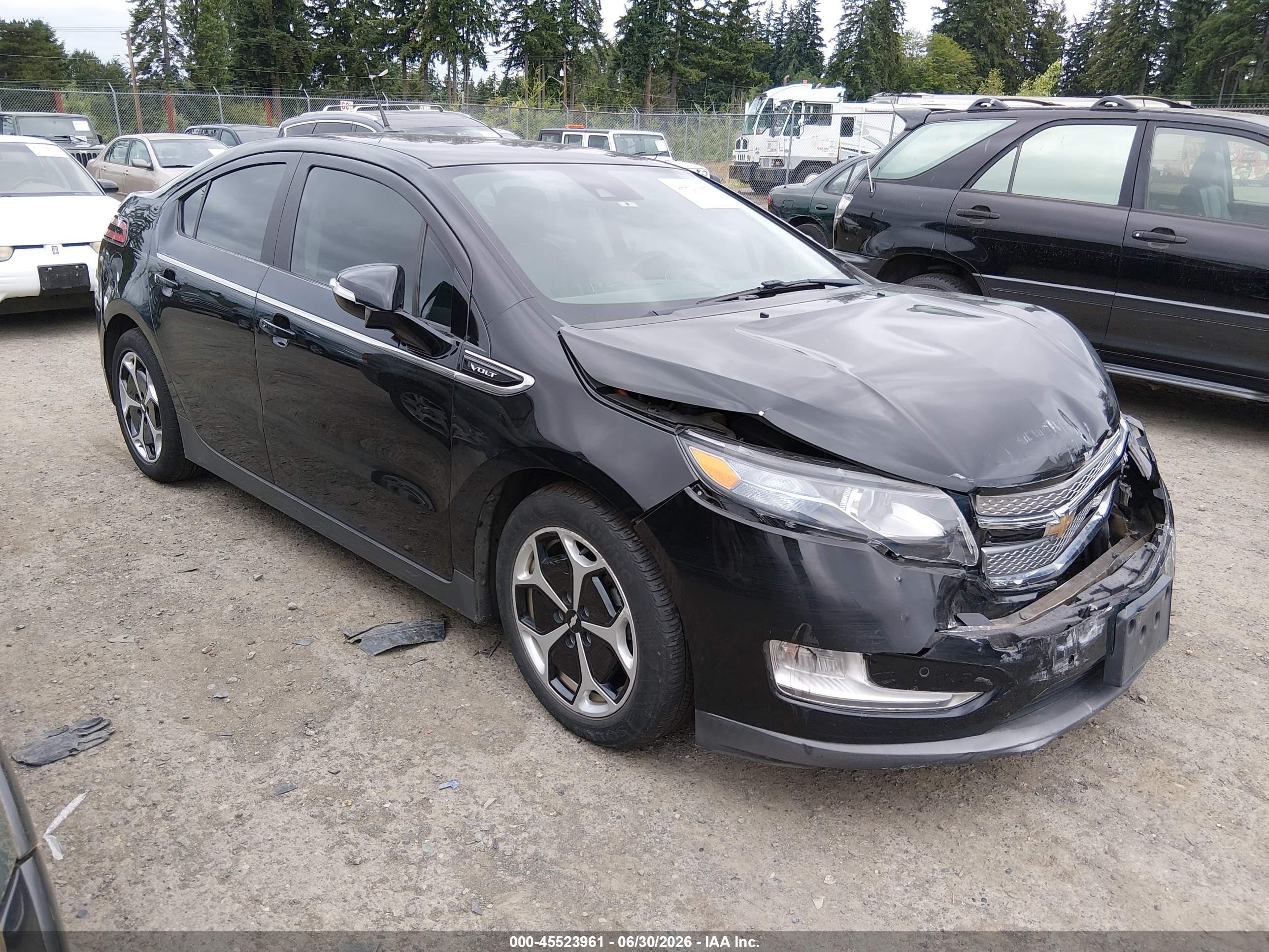 2014 Chevrolet Volt   Black vin: 1G1RA6E48EU137490