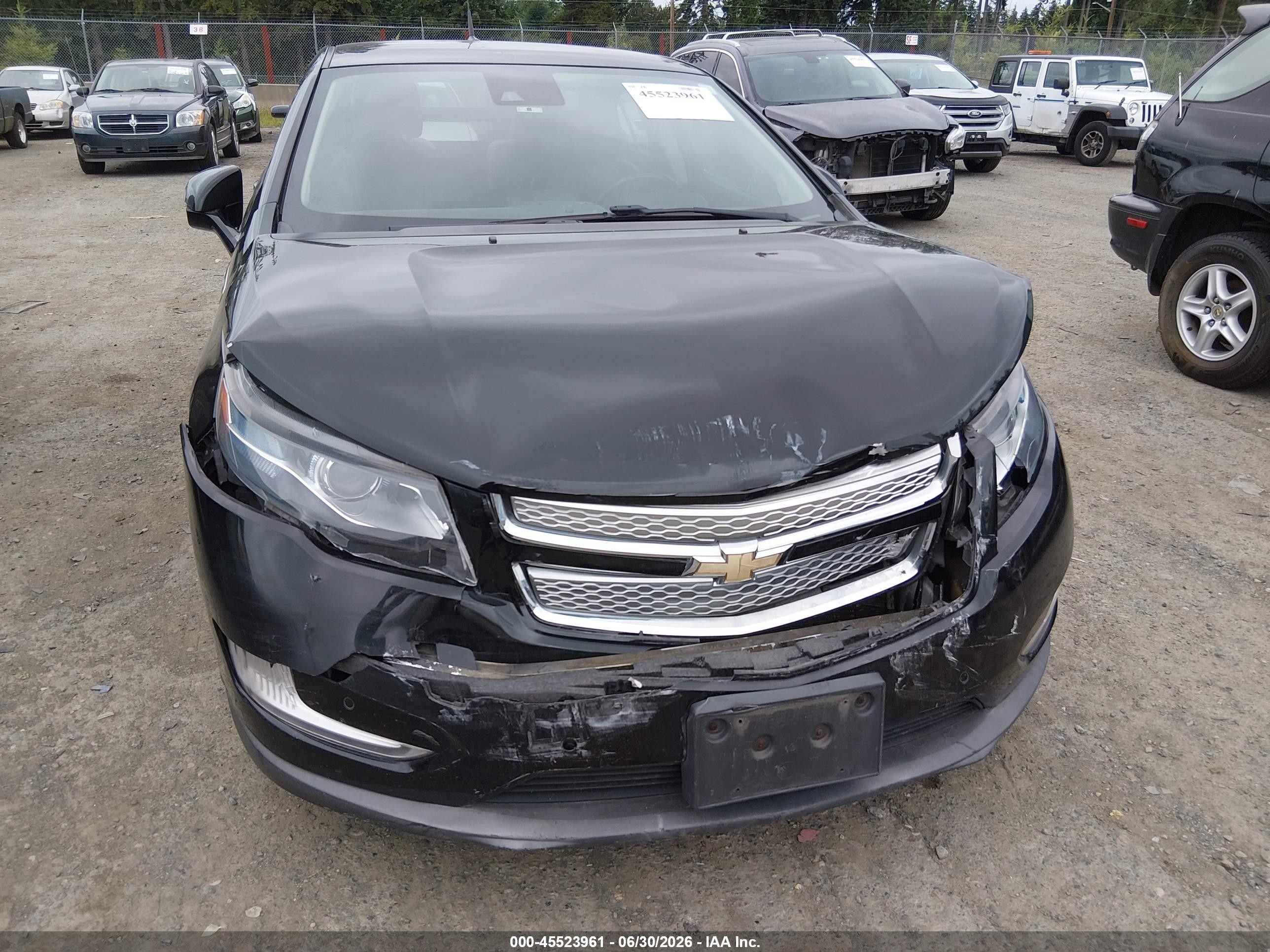2014 Chevrolet Volt   Black vin: 1G1RA6E48EU137490