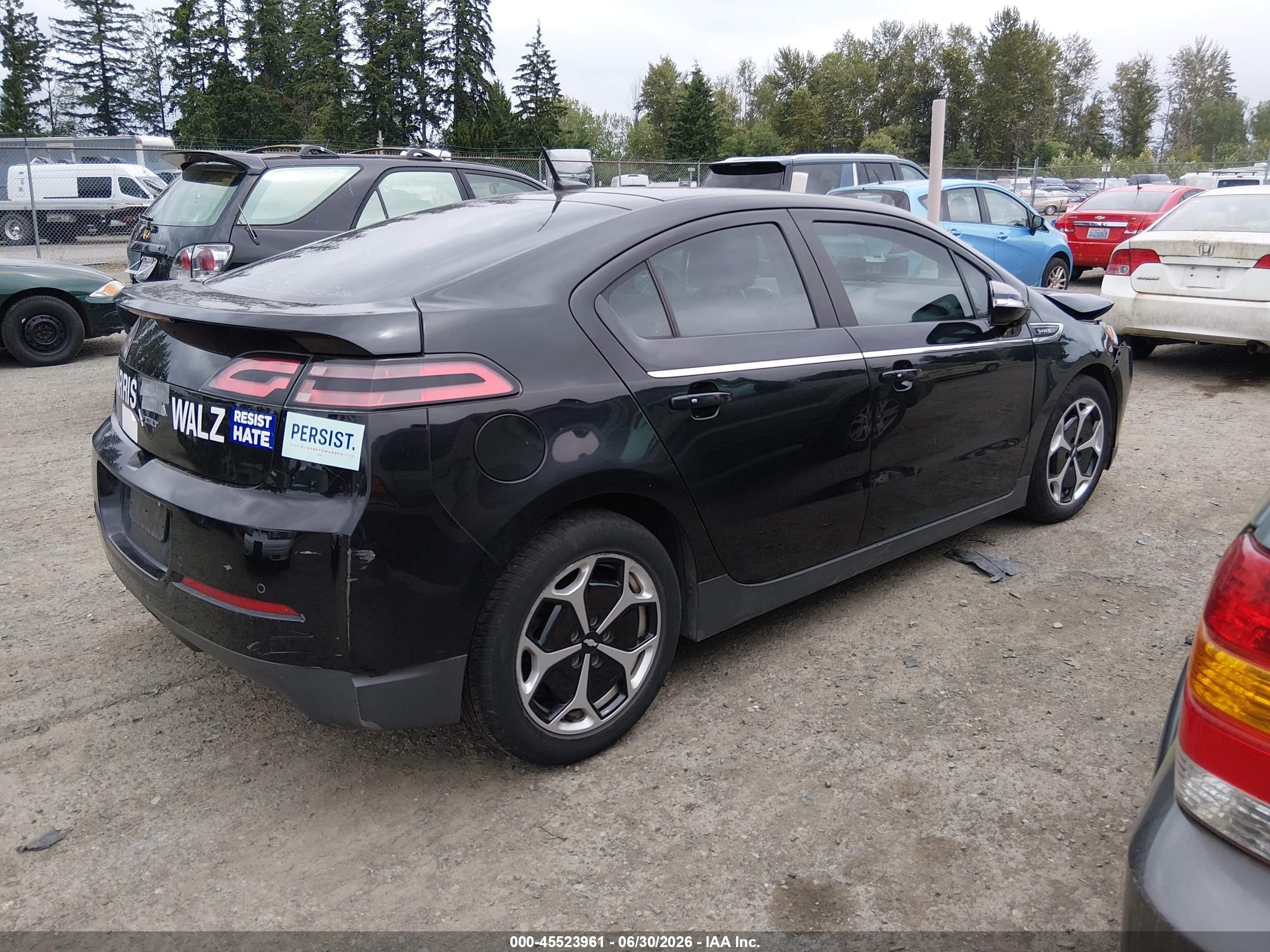 2014 Chevrolet Volt   Black vin: 1G1RA6E48EU137490
