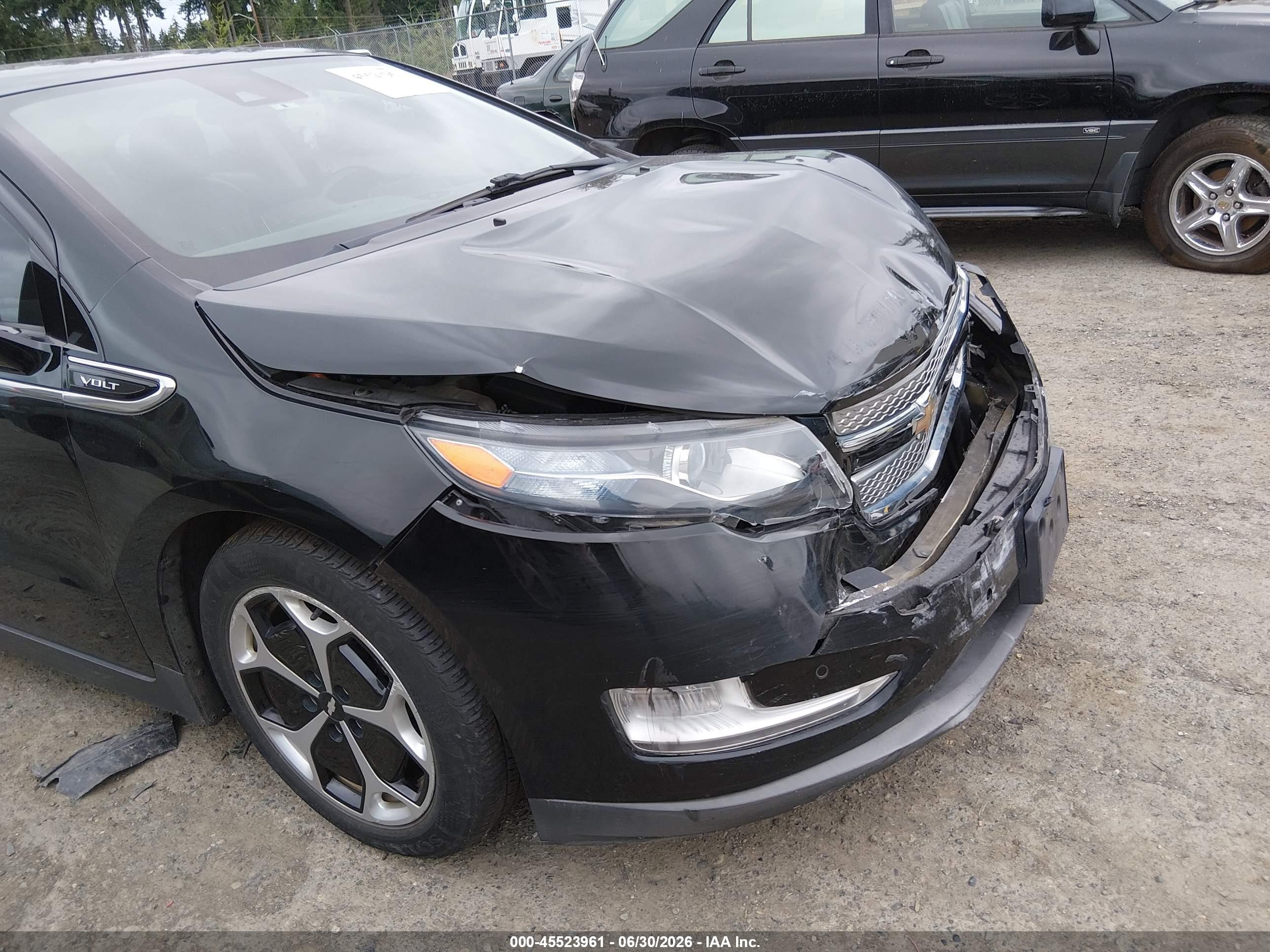 2014 Chevrolet Volt   Black vin: 1G1RA6E48EU137490