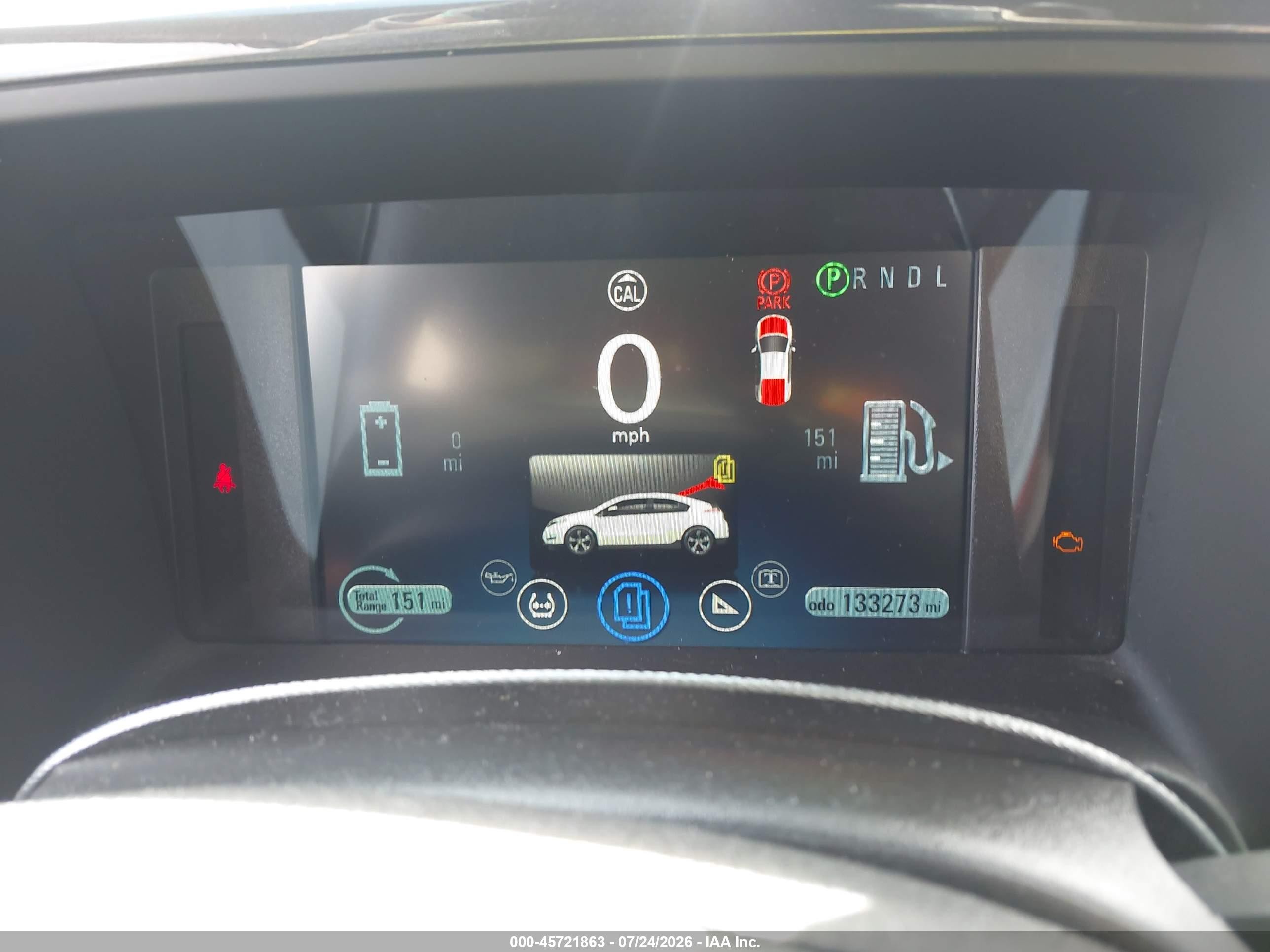 2014 Chevrolet Volt   Gray vin: 1G1RA6E48EU174734