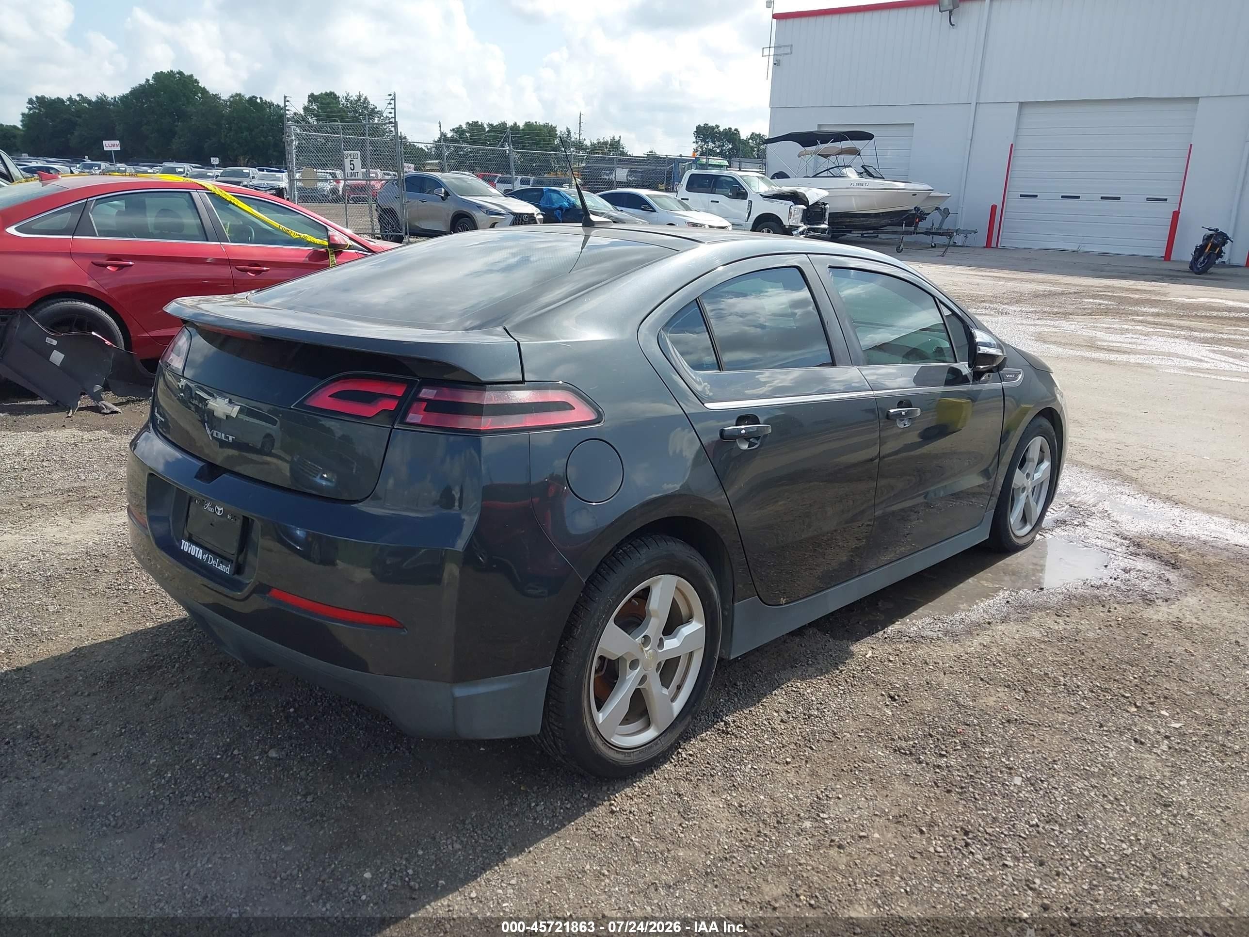 2014 Chevrolet Volt   Gray vin: 1G1RA6E48EU174734