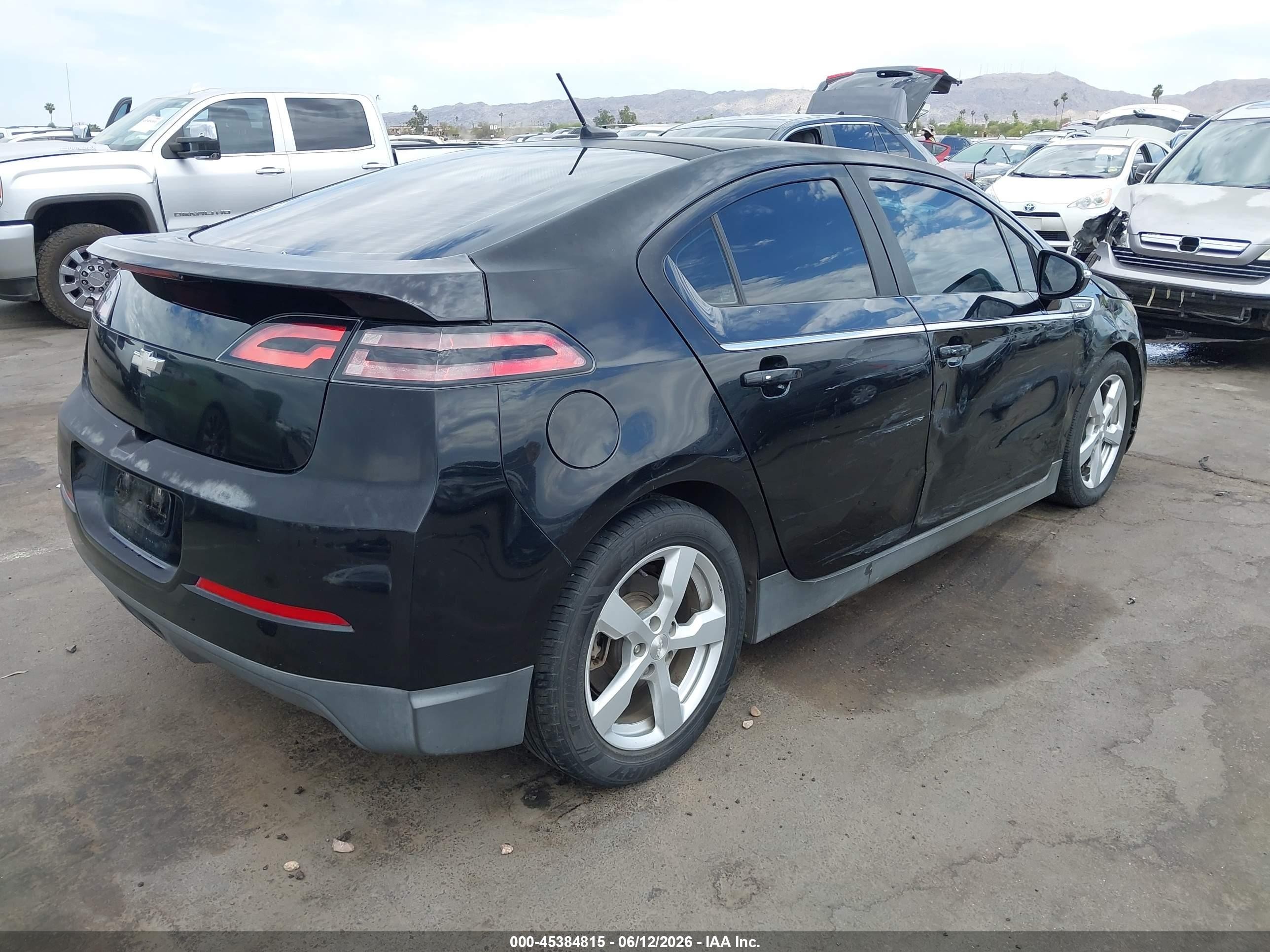 2012 Chevrolet Volt   Black vin: 1G1RA6E49CU104012