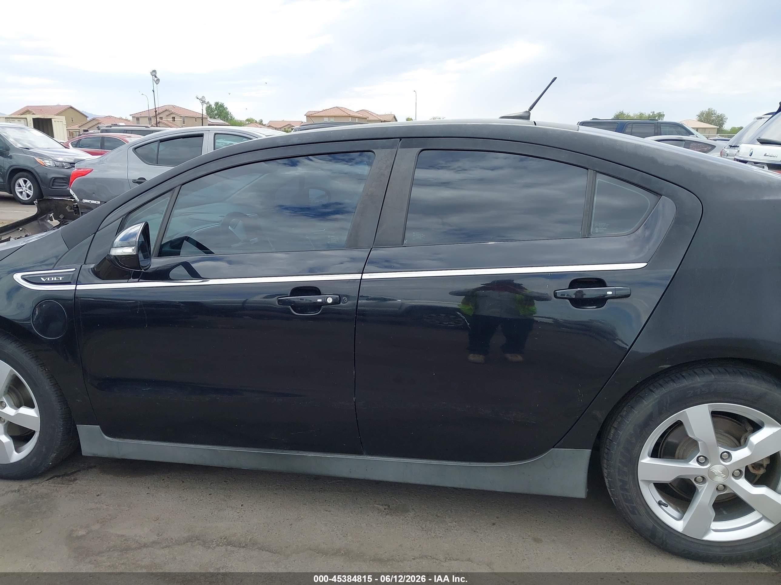 2012 Chevrolet Volt   Black vin: 1G1RA6E49CU104012
