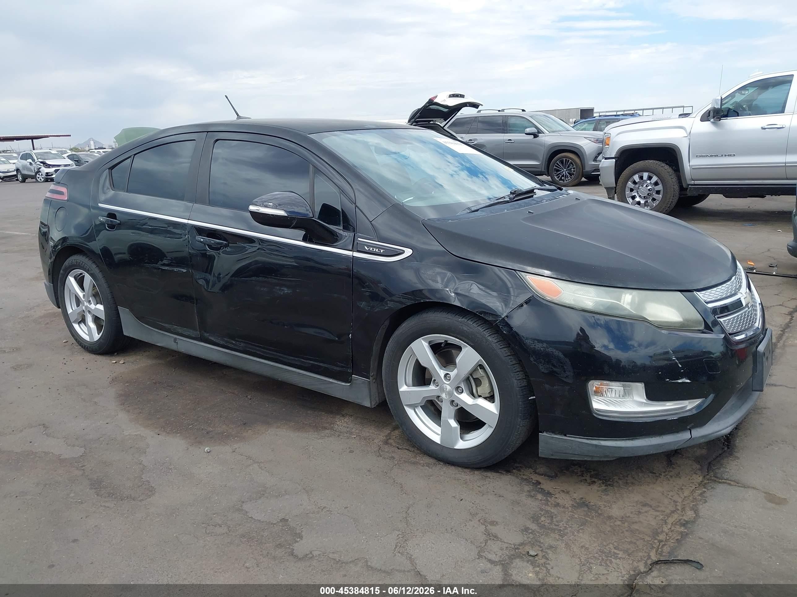 2012 Chevrolet Volt   Black vin: 1G1RA6E49CU104012