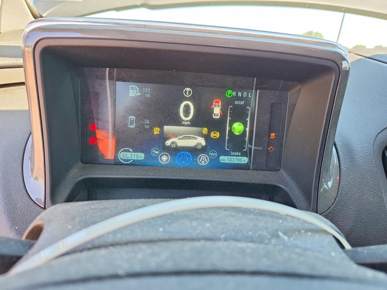 2015 Chevrolet Volt Black vin: 1G1RA6E49FU105083