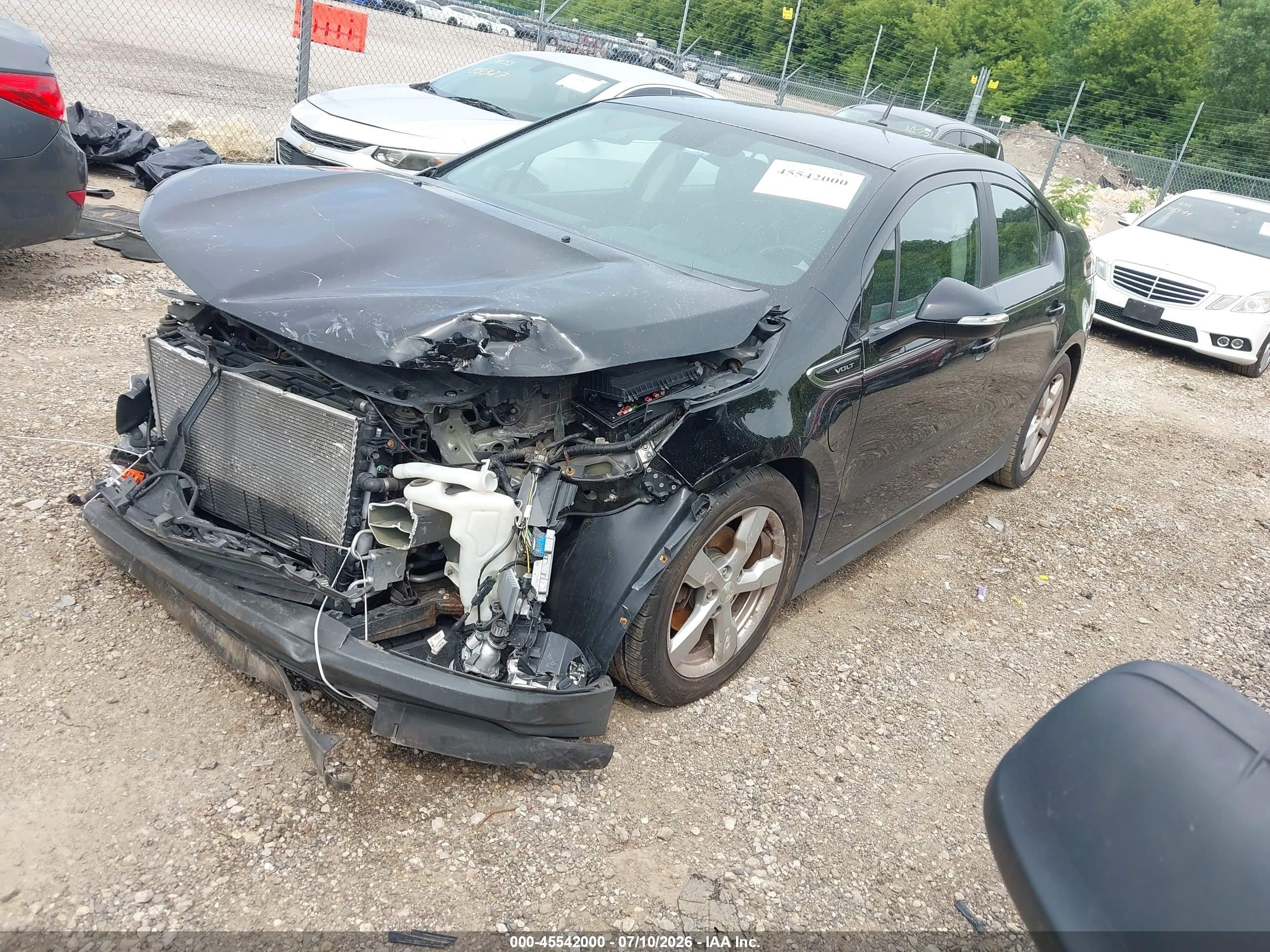 2012 Chevrolet Volt   Black vin: 1G1RB6E40CU104803