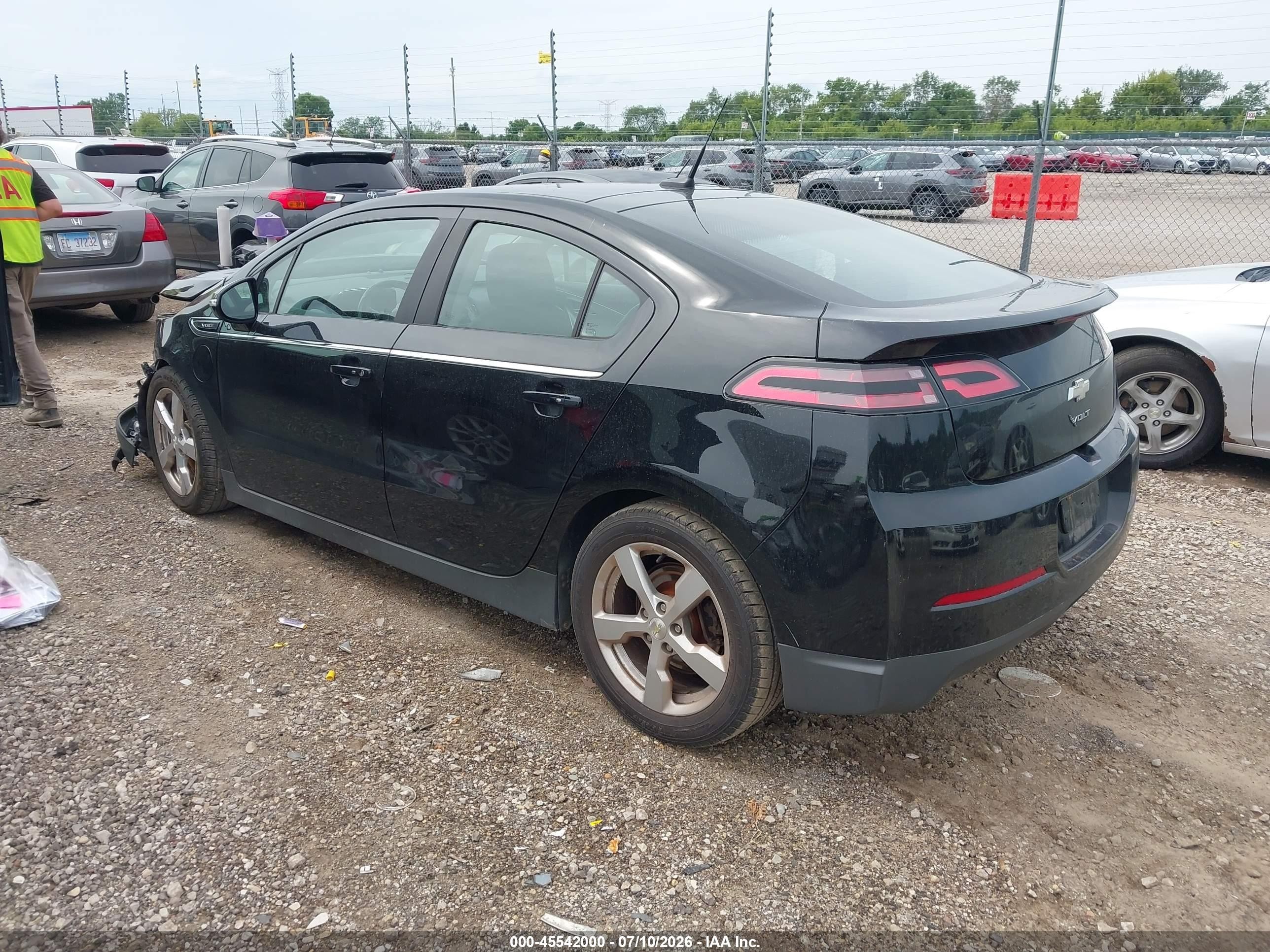2012 Chevrolet Volt   Black vin: 1G1RB6E40CU104803